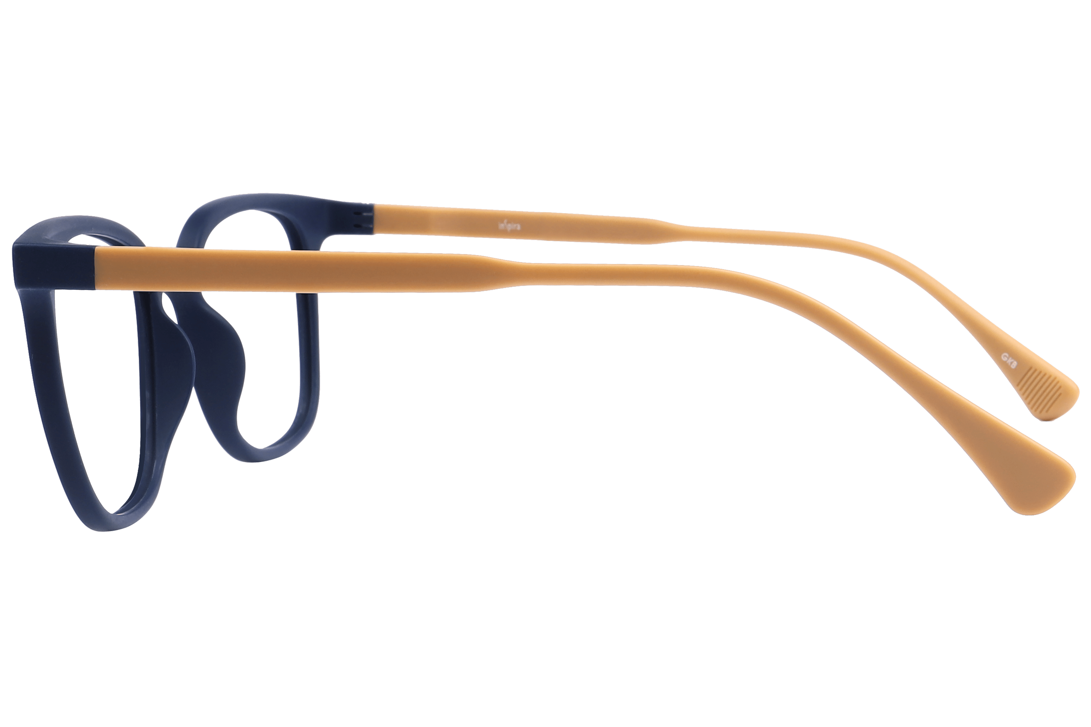 Inspira 30582 Frame Matt Blue Male Full Shell Frame — Matt Blue frame — view 3