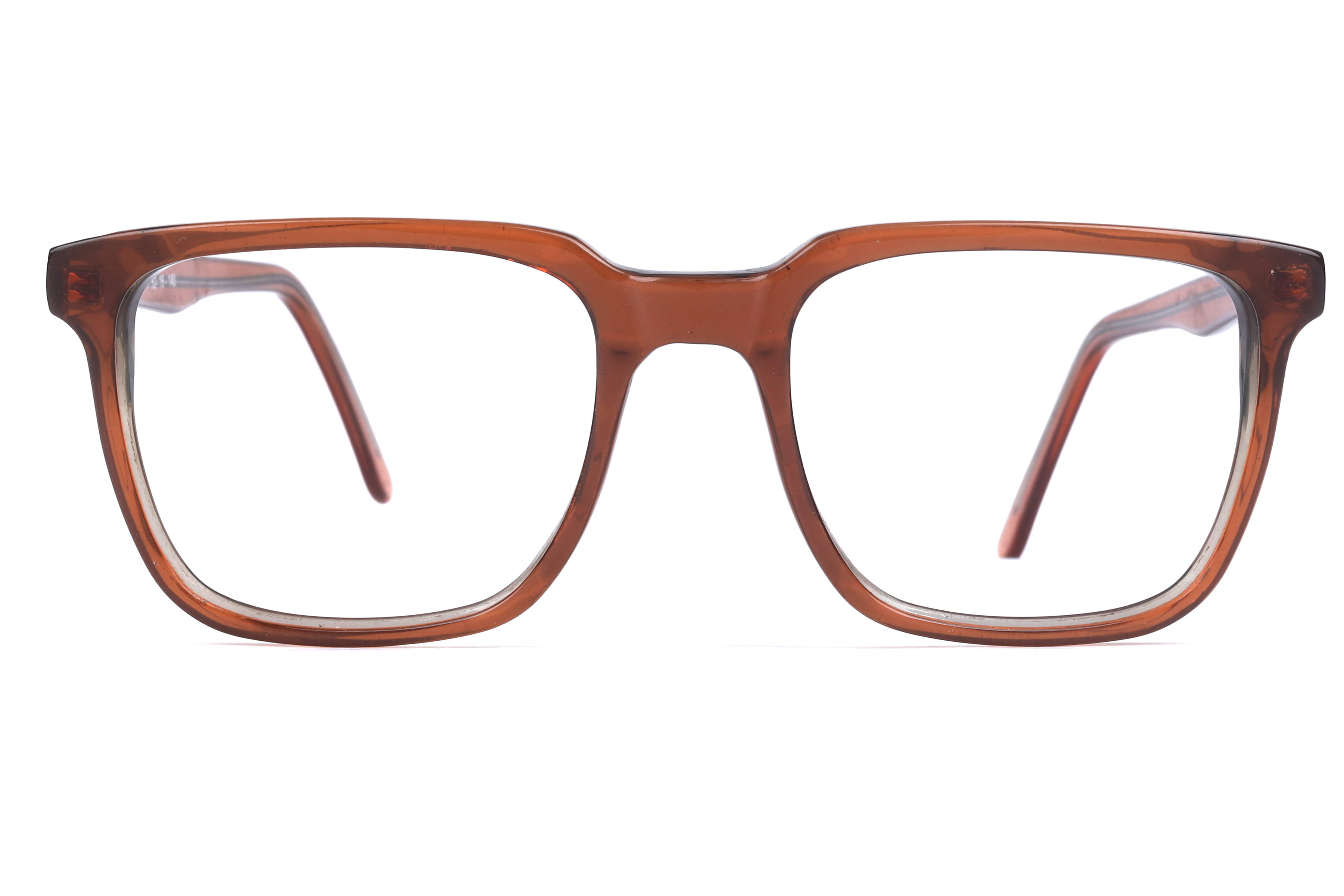 Inspira M-841 Frame Brown Male Full Shell Frame — Brown frame — view 2