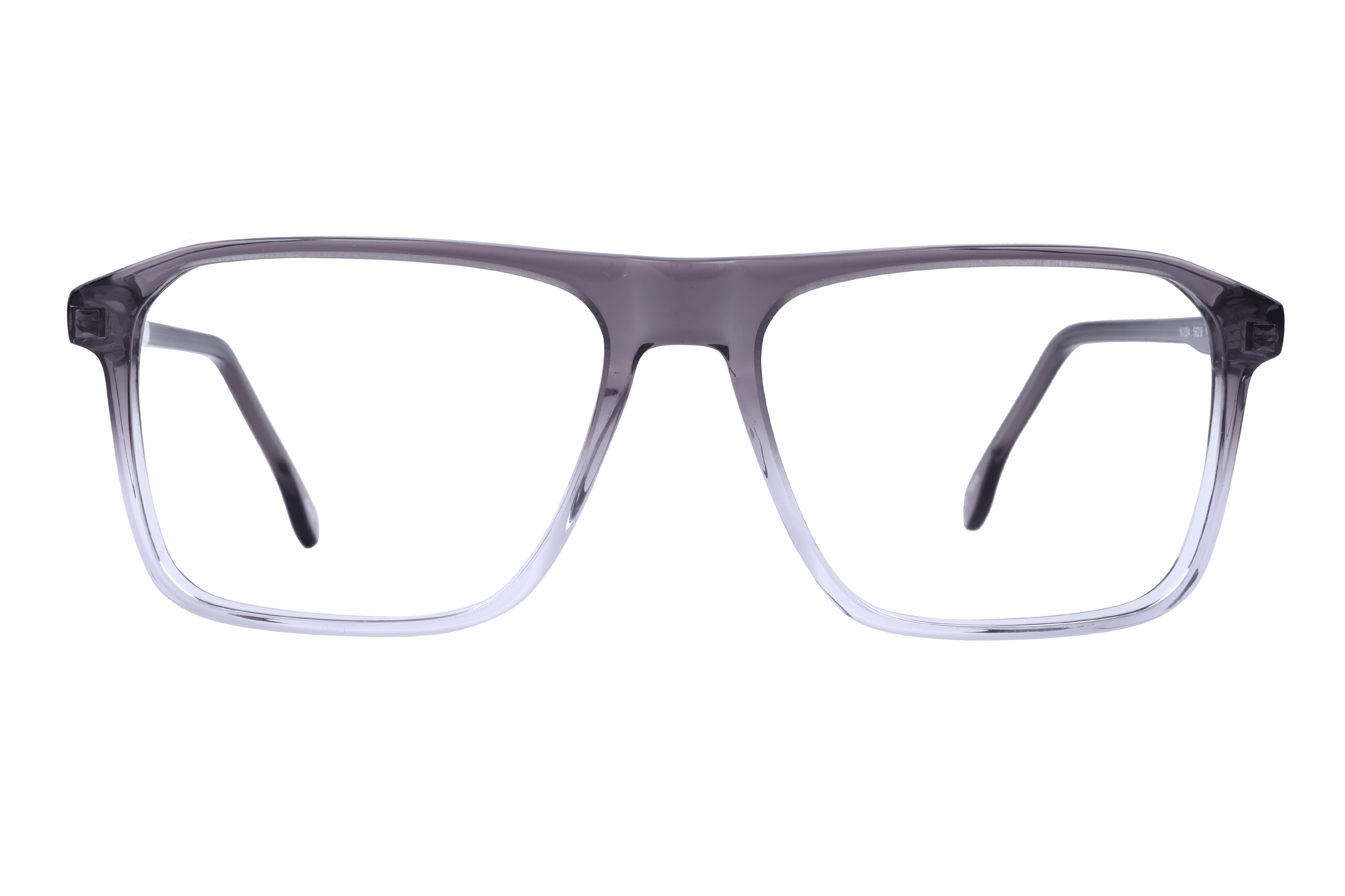 Inspira M-3334 Frame Transparent Grey Male Full Shell Frame — Transparent Grey frame — view 1
