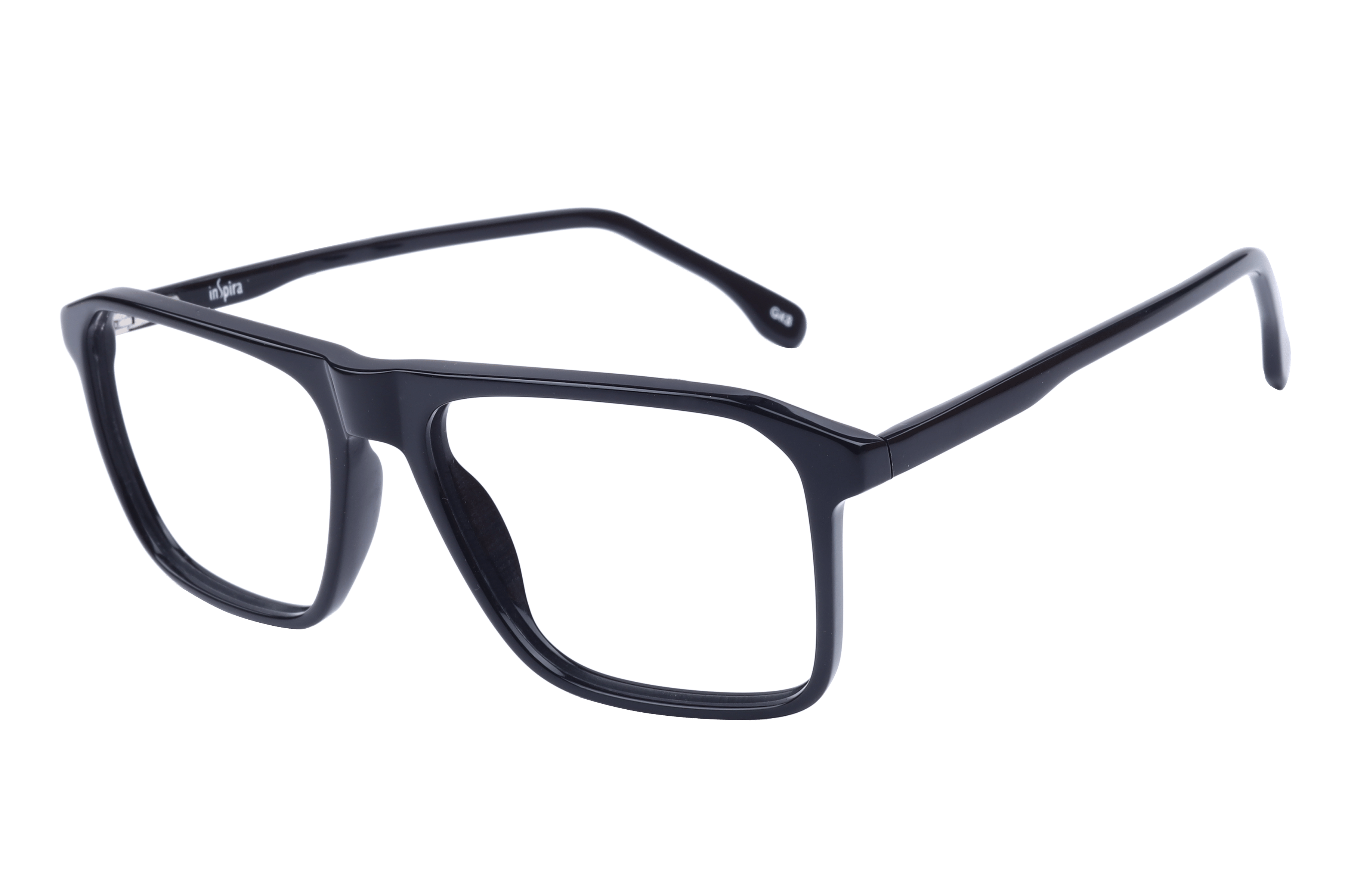 Inspira M-3334 Frame Black Male Full Shell — Black frame