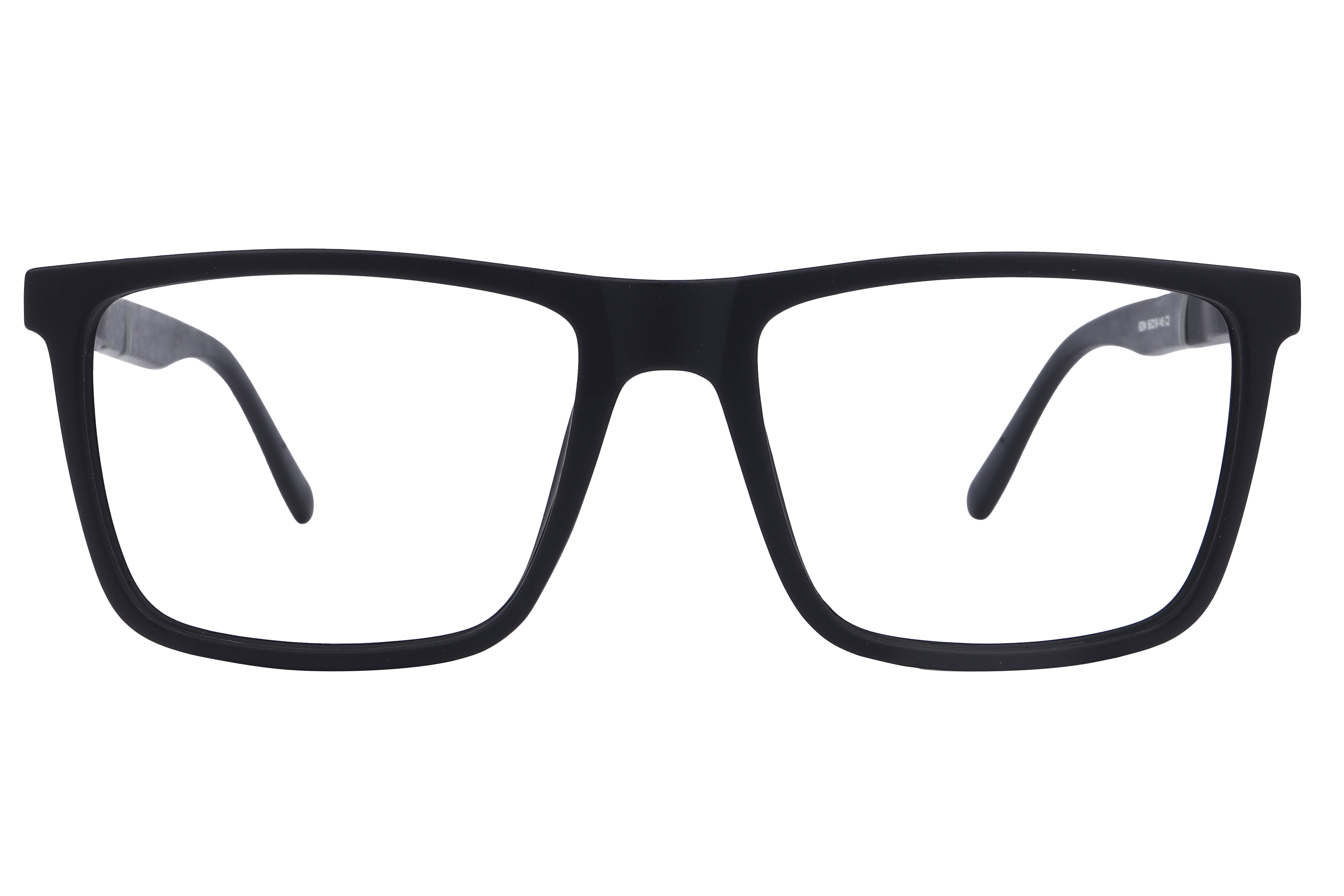 Inspira 6204 Frame Matt Black Male Full Shell Frame — Matt Black frame — view 2