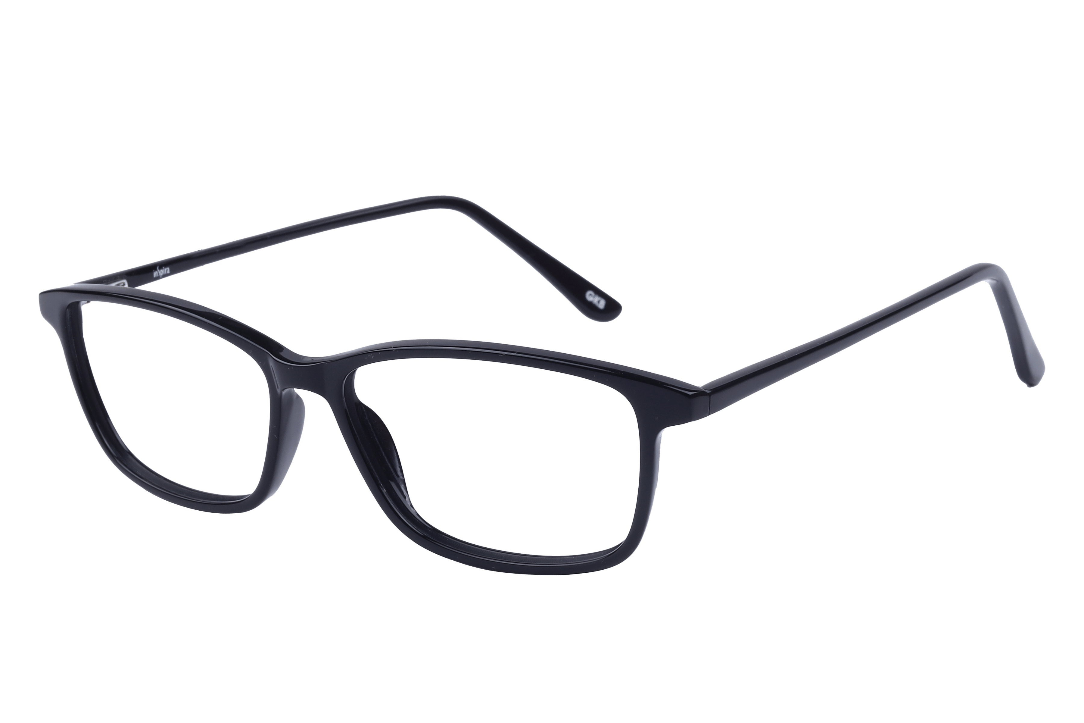 Inspira T-802 Frame Black Unisex Full Shell — Black frame