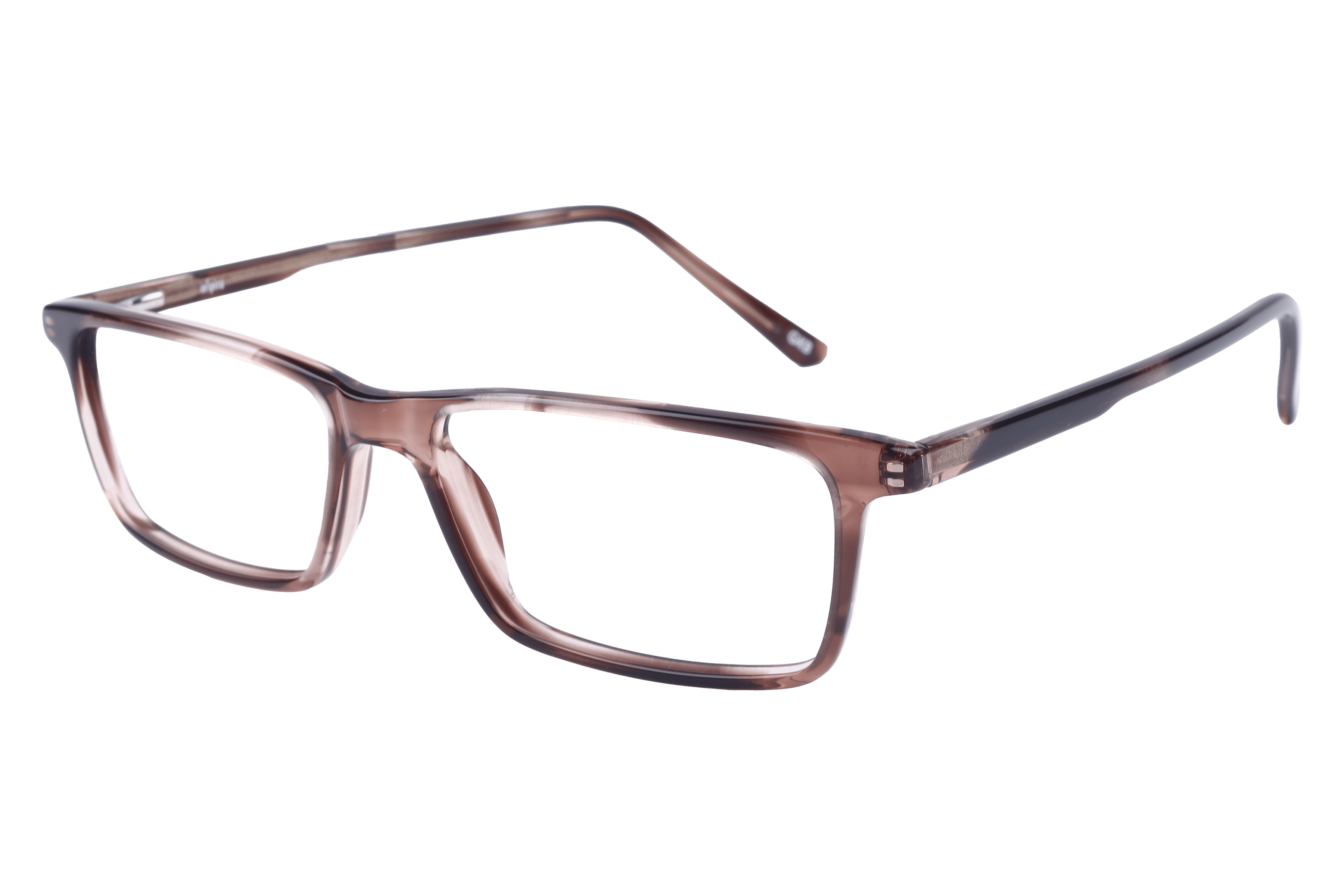 Inspira T-811 Frame Brown Unisex Full Shell — Brown frame