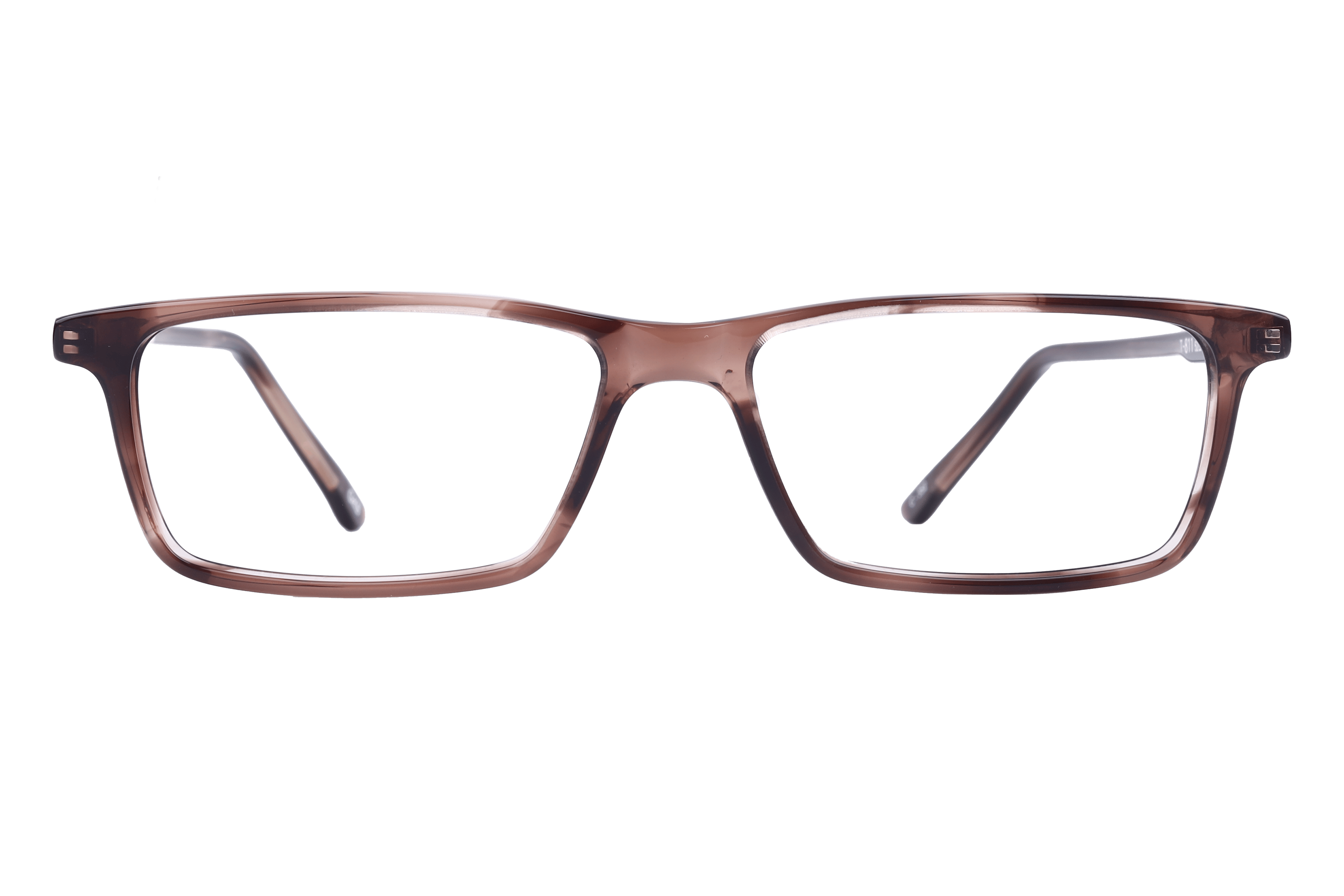 Inspira T-811 Frame Brown Unisex Full Shell Frame — Brown frame — view 2