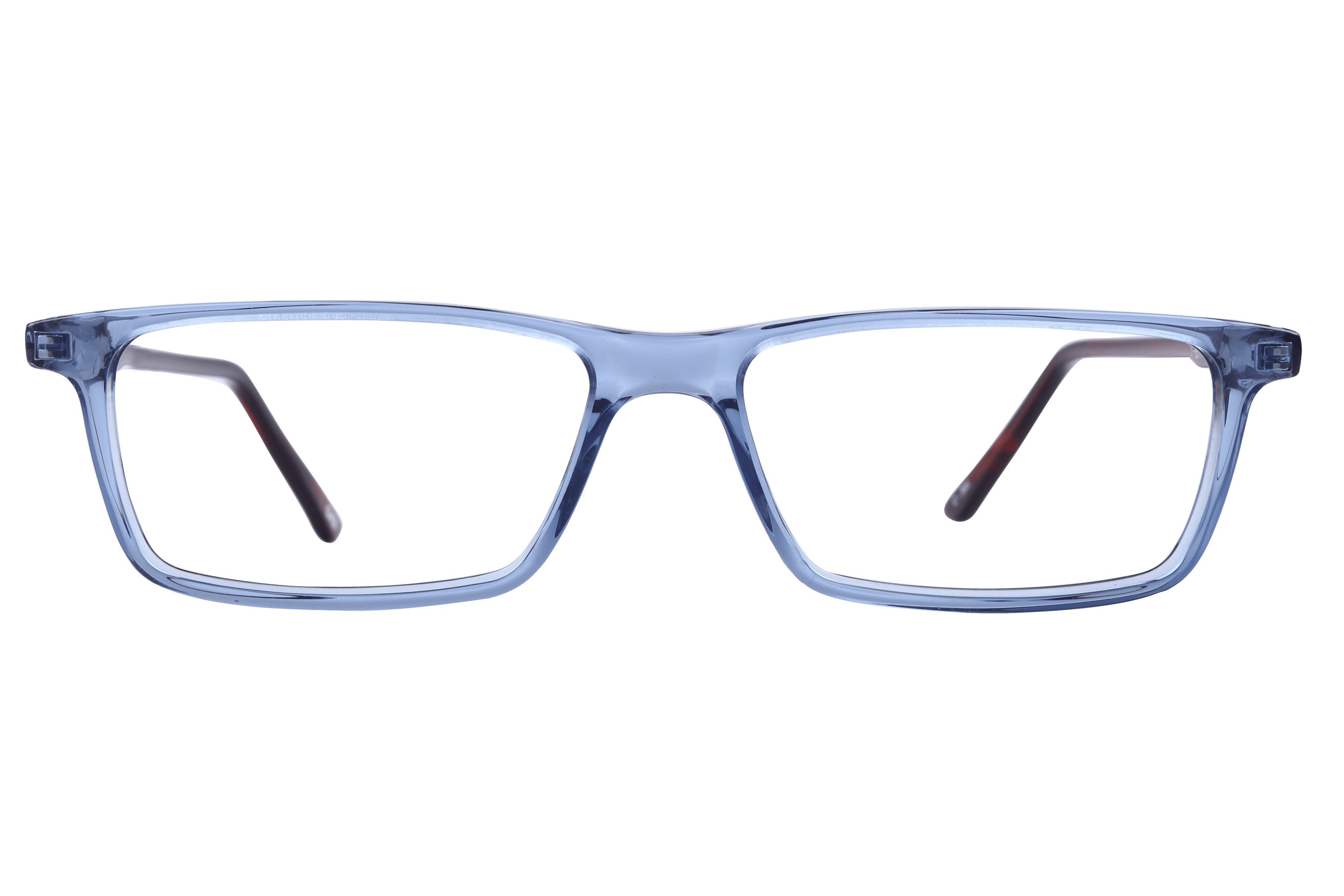 Inspira T-811 Frame Transparent Blue Unisex Full Shell Frame — Transparent Blue frame — view 2