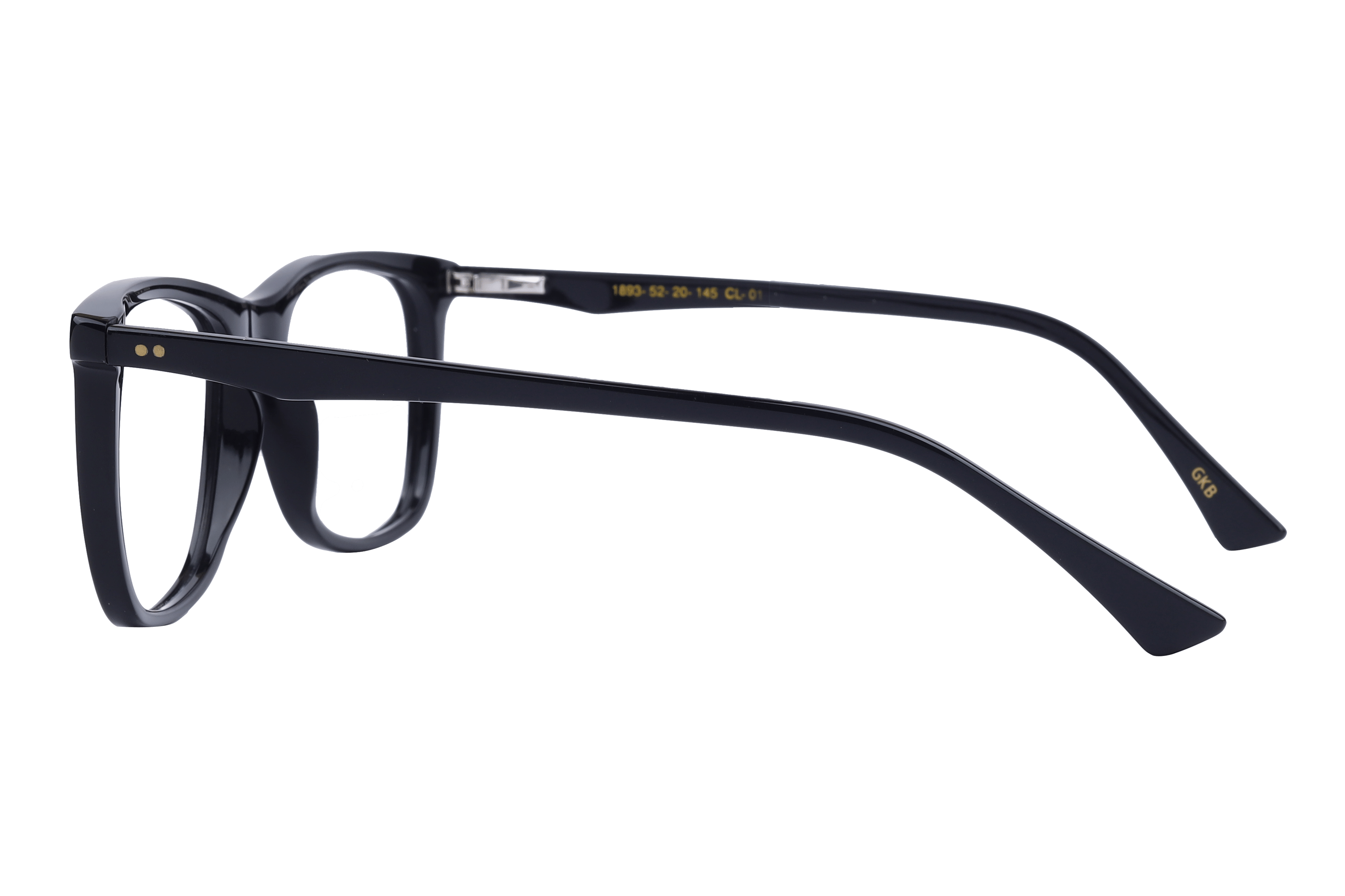 Inspira 1893 Frame Black Male Full Shell Frame — view 3