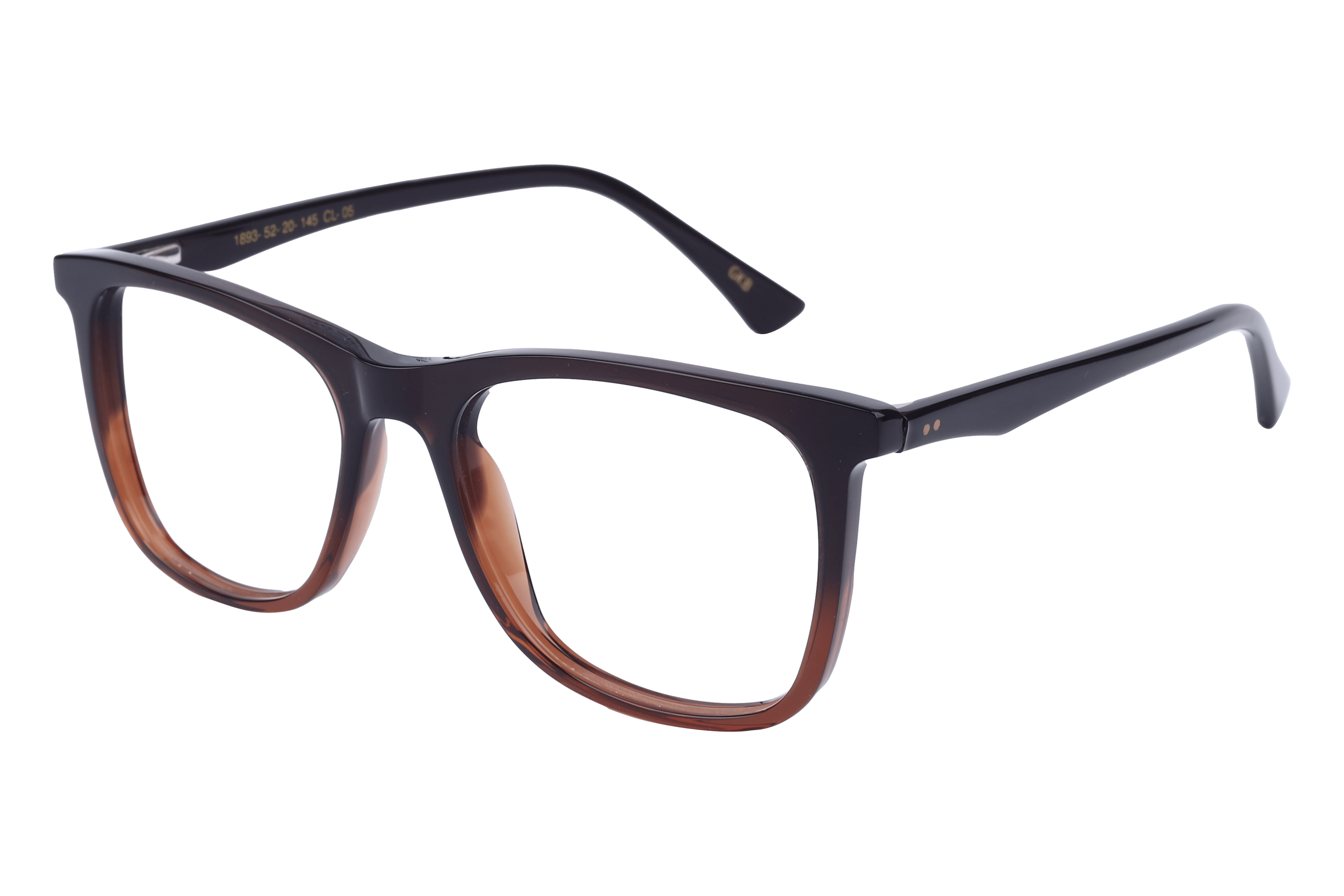 Inspira 1893 Frame Brown Male Full Shell — Brown frame