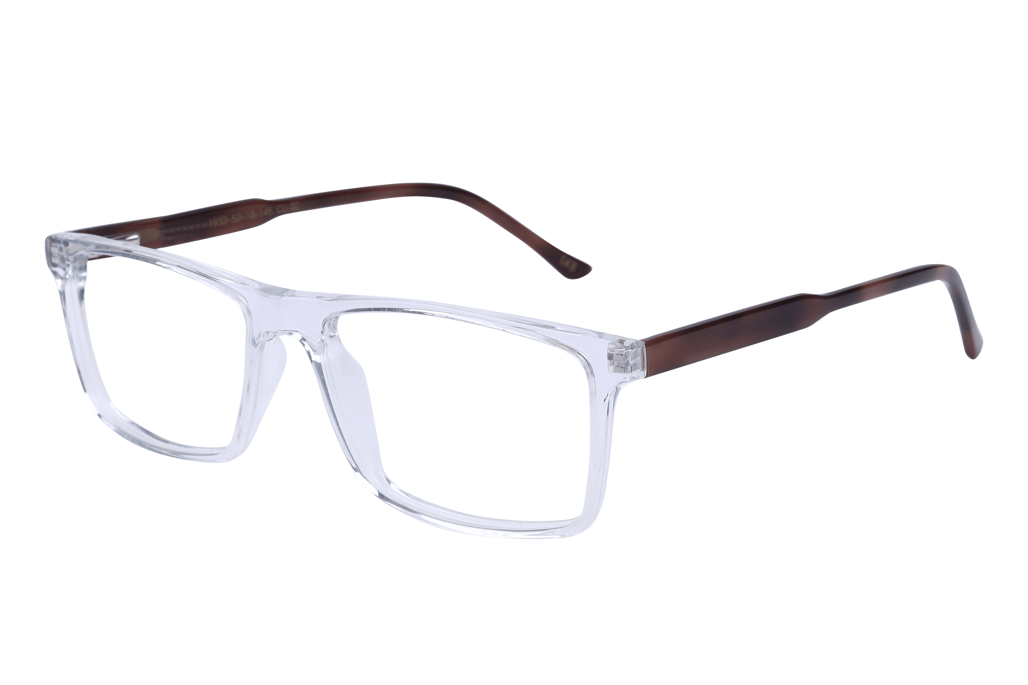 Inspira 1932 Frame Transparent Male Full Shell — Transparent frame