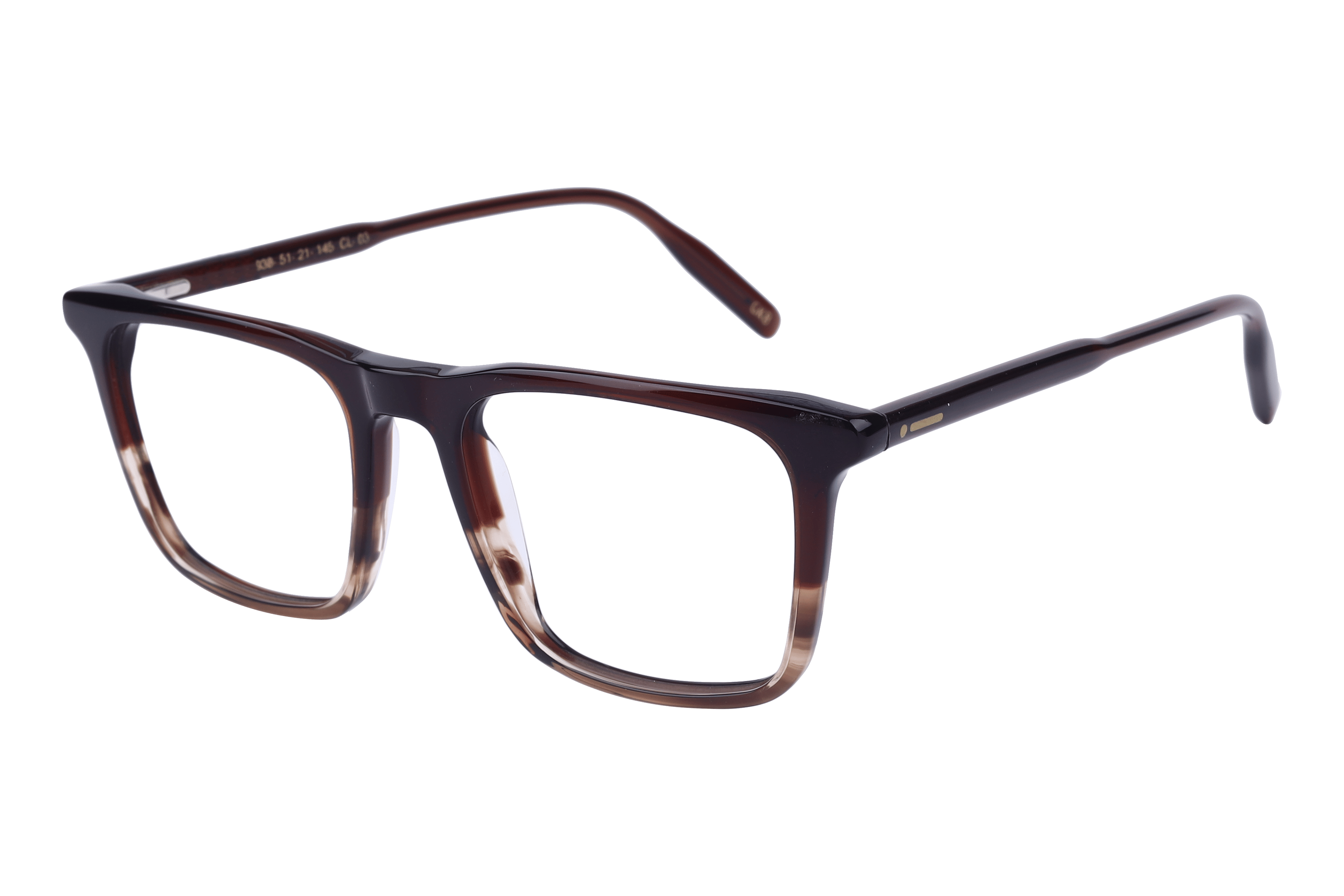 Inspira 1938 Frame Brown Male Full Shell — Brown frame