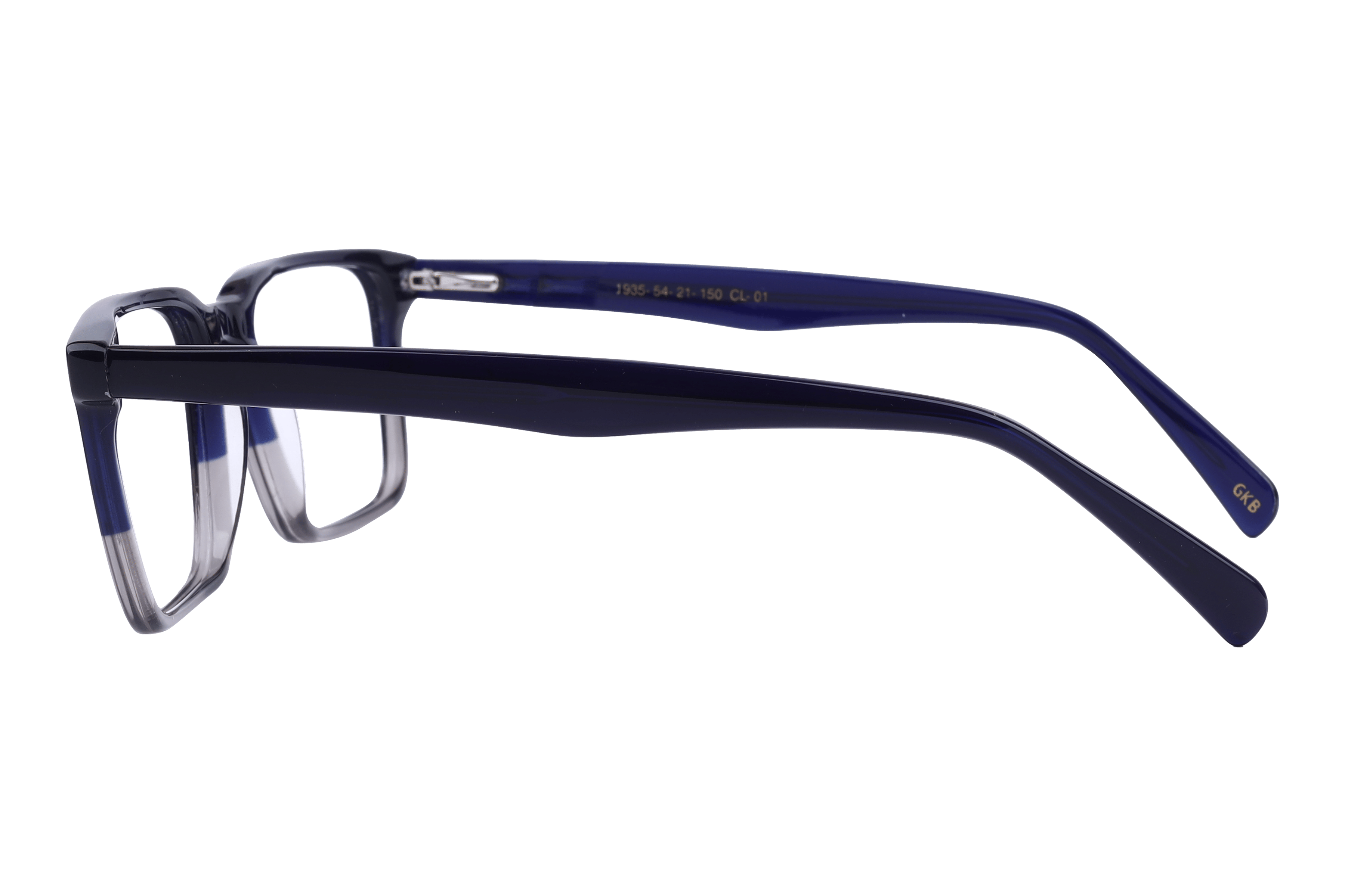 Inspira 1935 Frame Blue Male Full Shell Frame — Blue frame — view 3