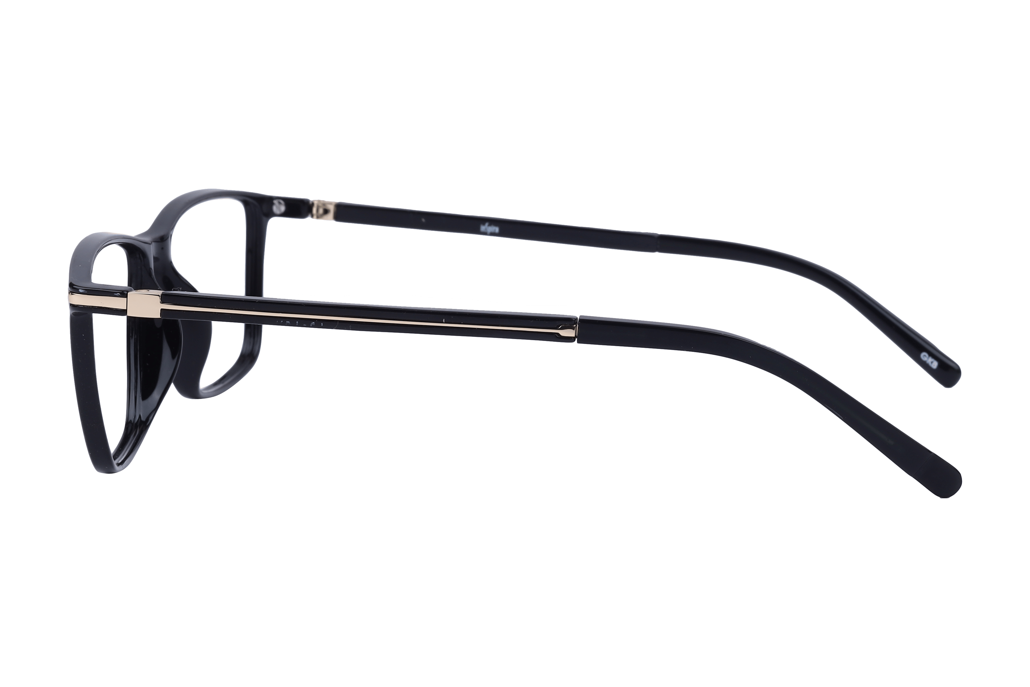 Inspira 17401-DY Frame Black Male Full Shell Frame — view 3