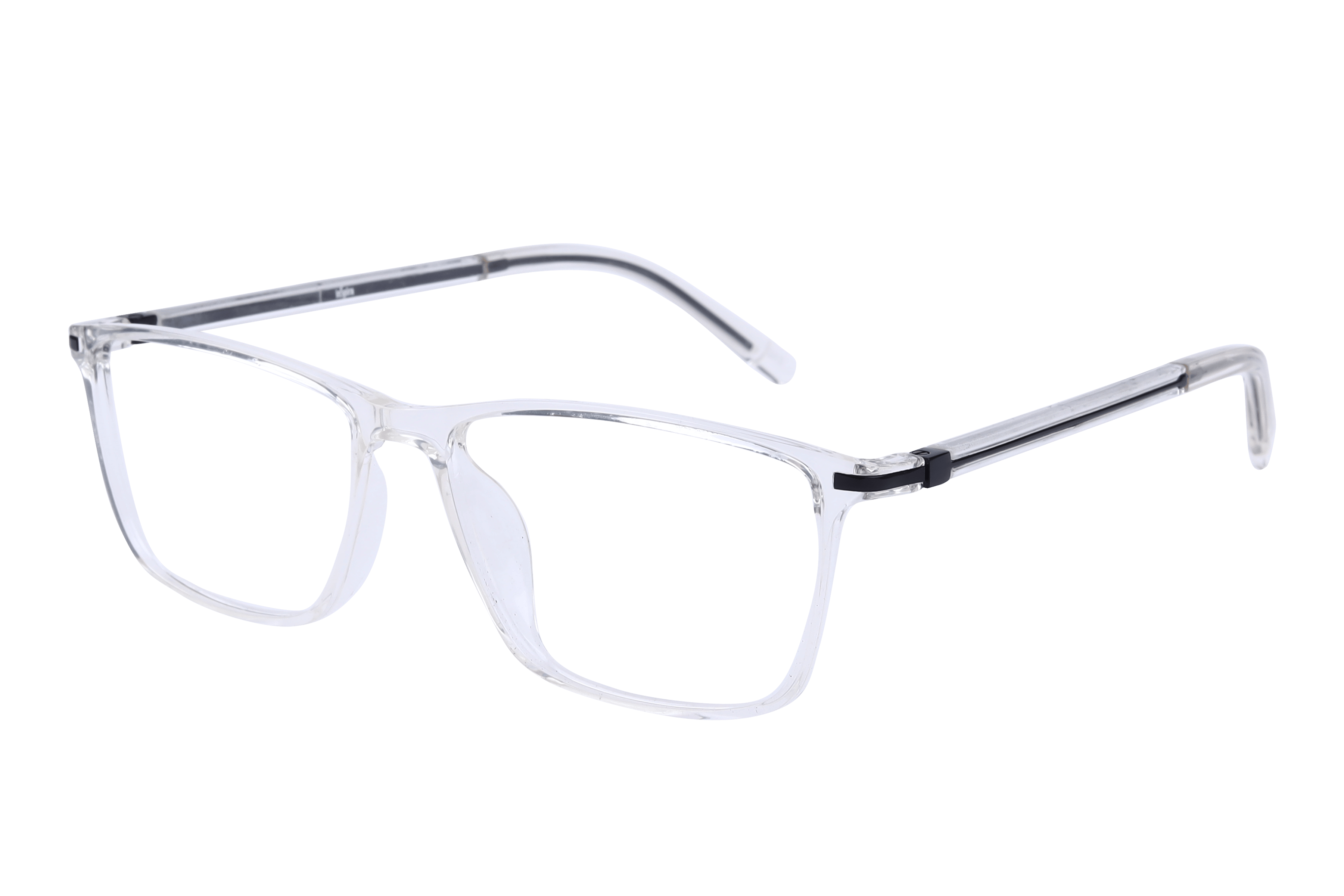 Inspira 17401-DY Frame Transparent Male Full Shell — Transparent frame