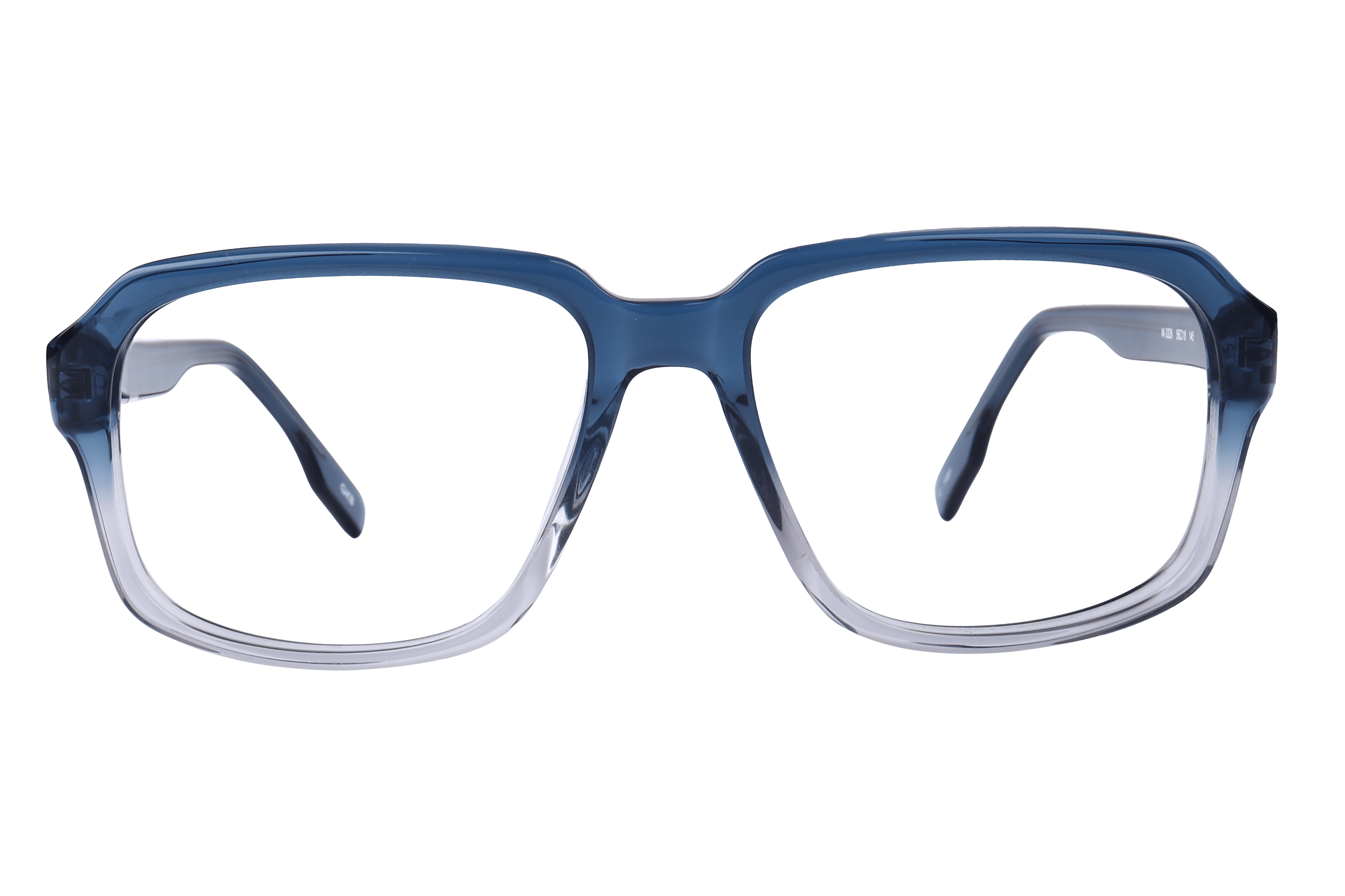 Inspira M-3326 Frame Transparent Blue Male Full Shell Frame — Transparent Blue frame — view 2