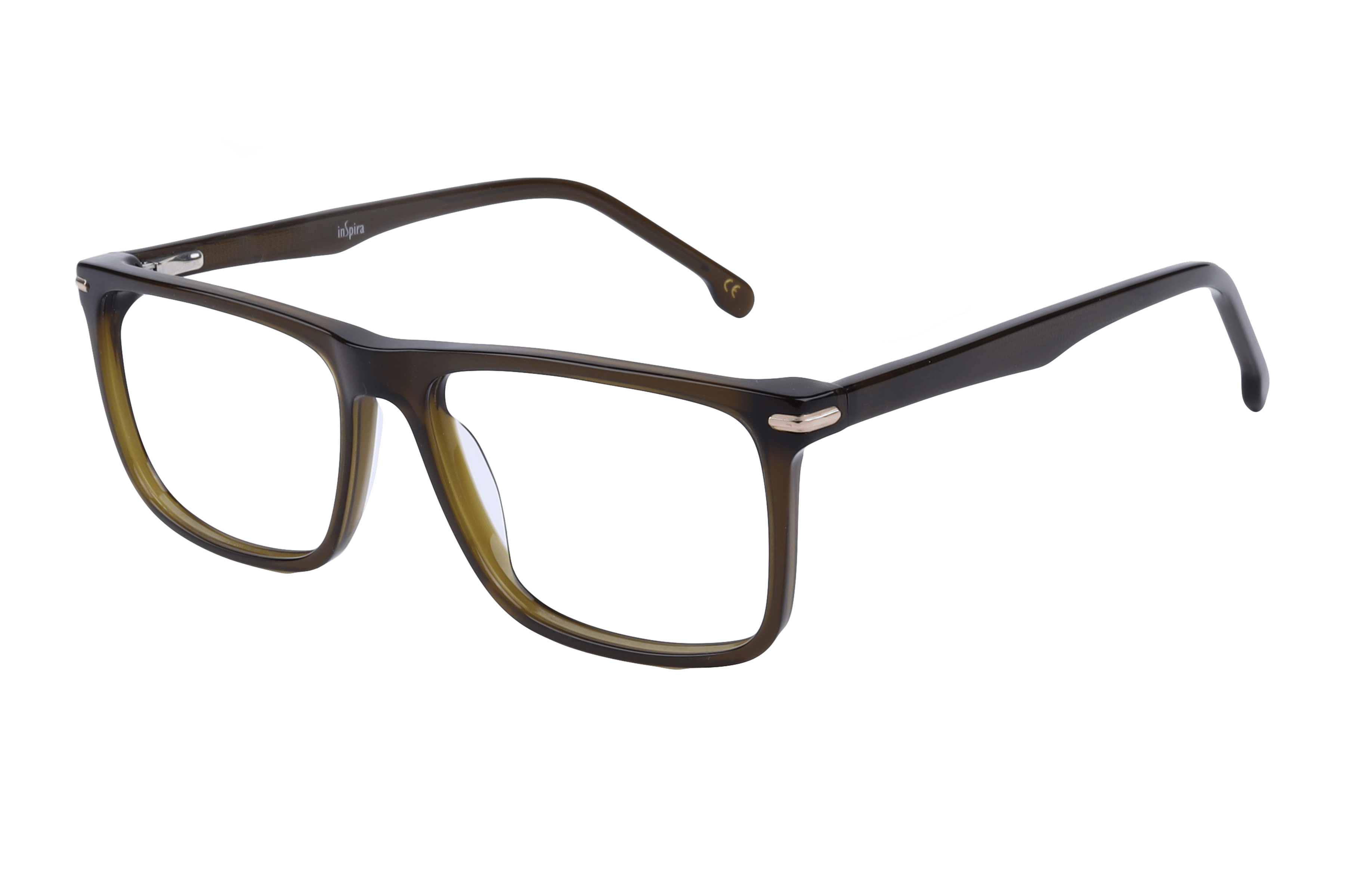 Inspira AS6460 Frame Olive Male Full Shell — Olive frame