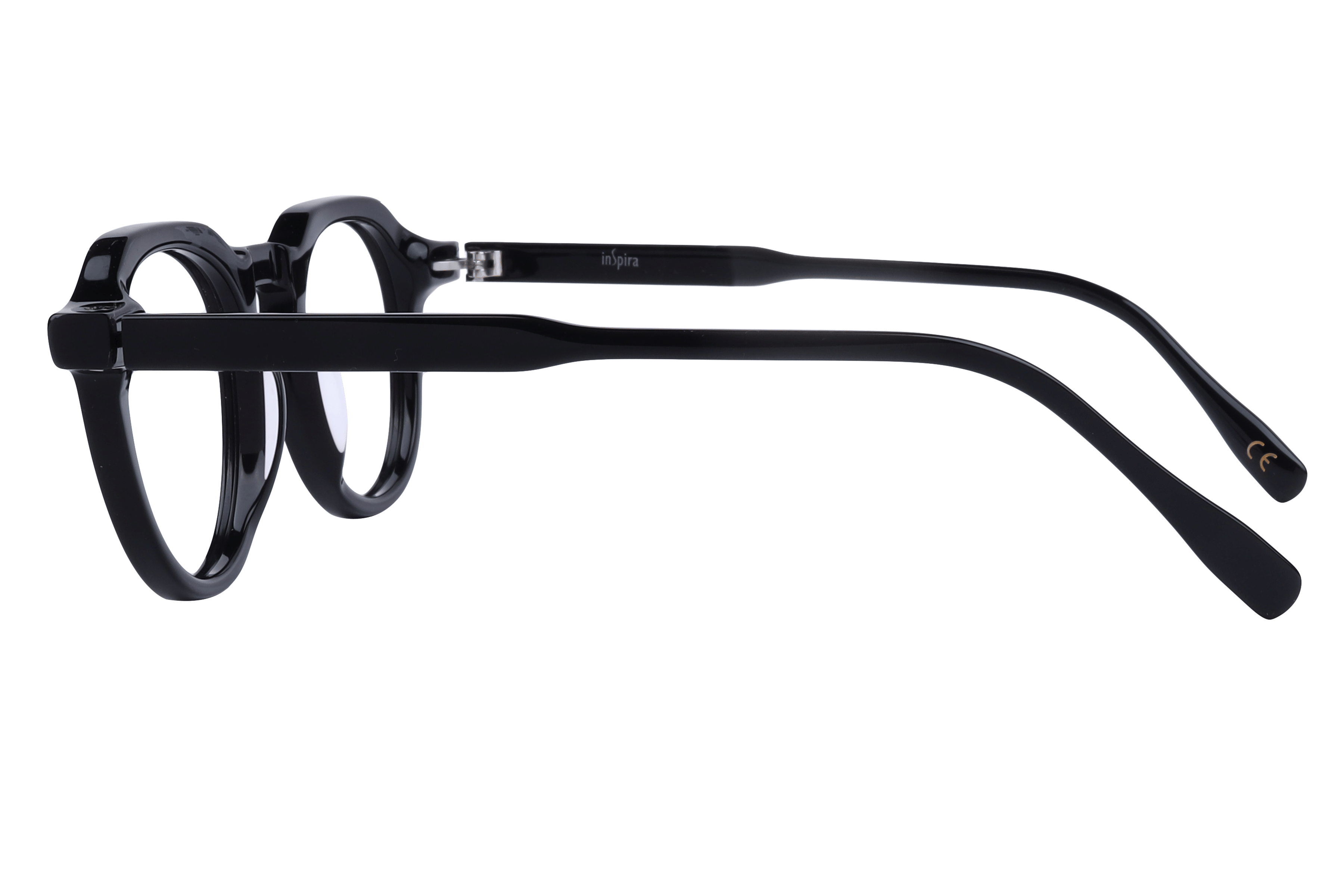 Inspira AS6404 Frame Black Unisex Full Shell Frame — Black frame — view 3