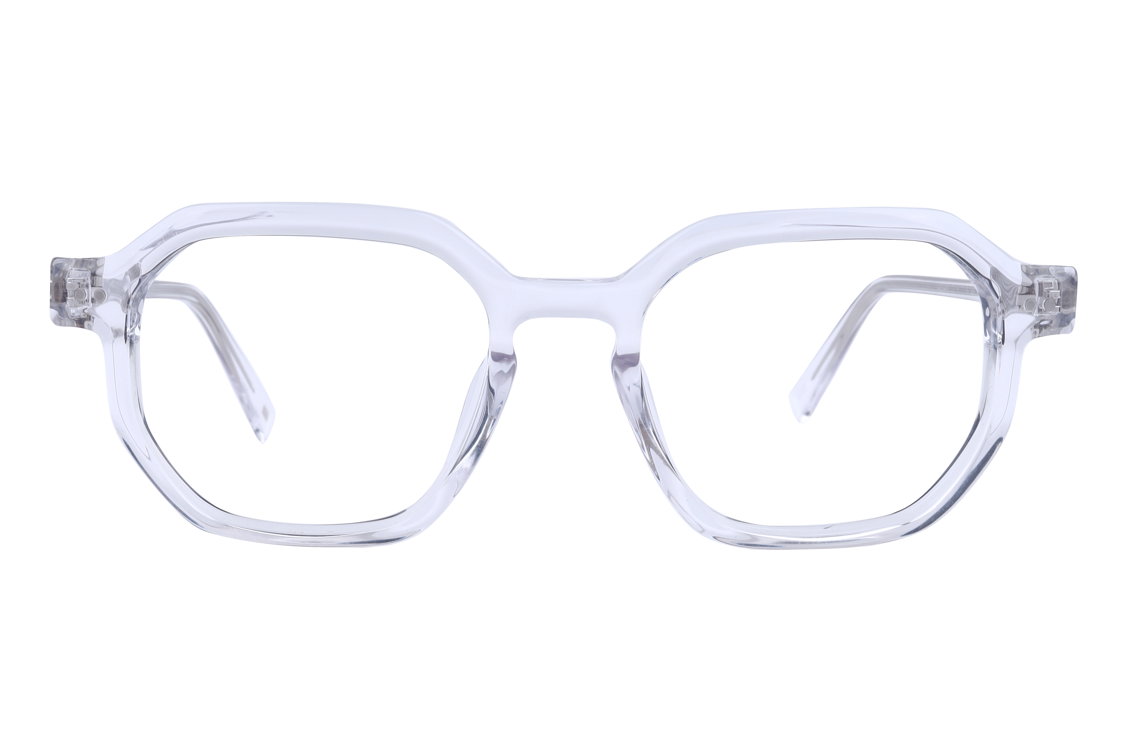 Inspira AS6488 Frame Transparent Unisex Full Shell Frame — Transparent frame — view 2