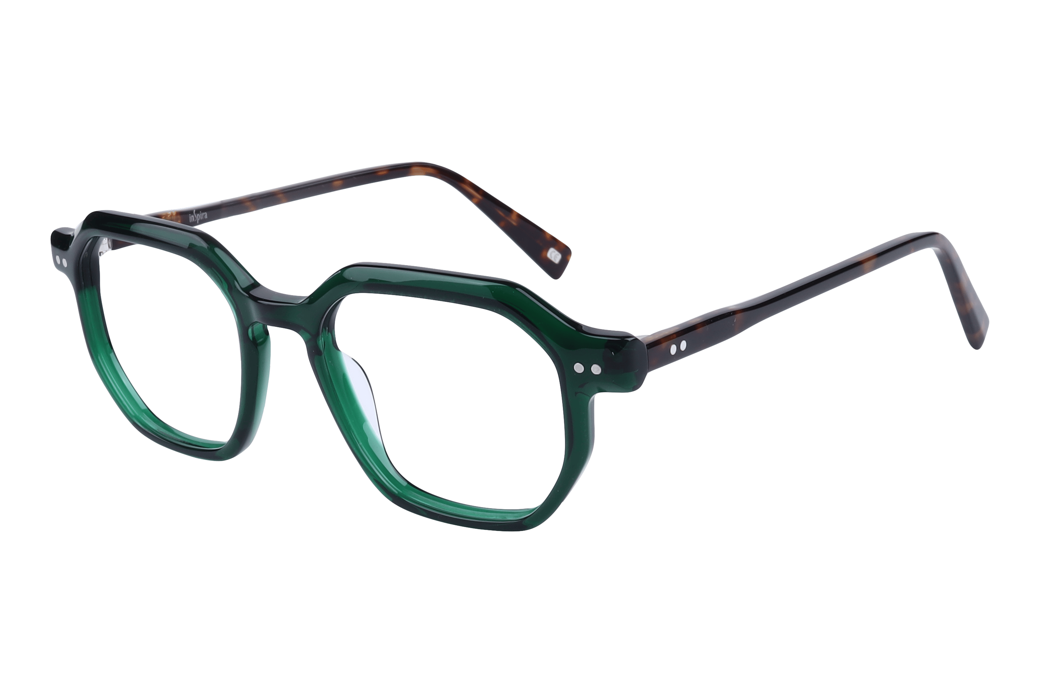 Inspira AS6488 Frame Green Unisex Full Shell — Green frame