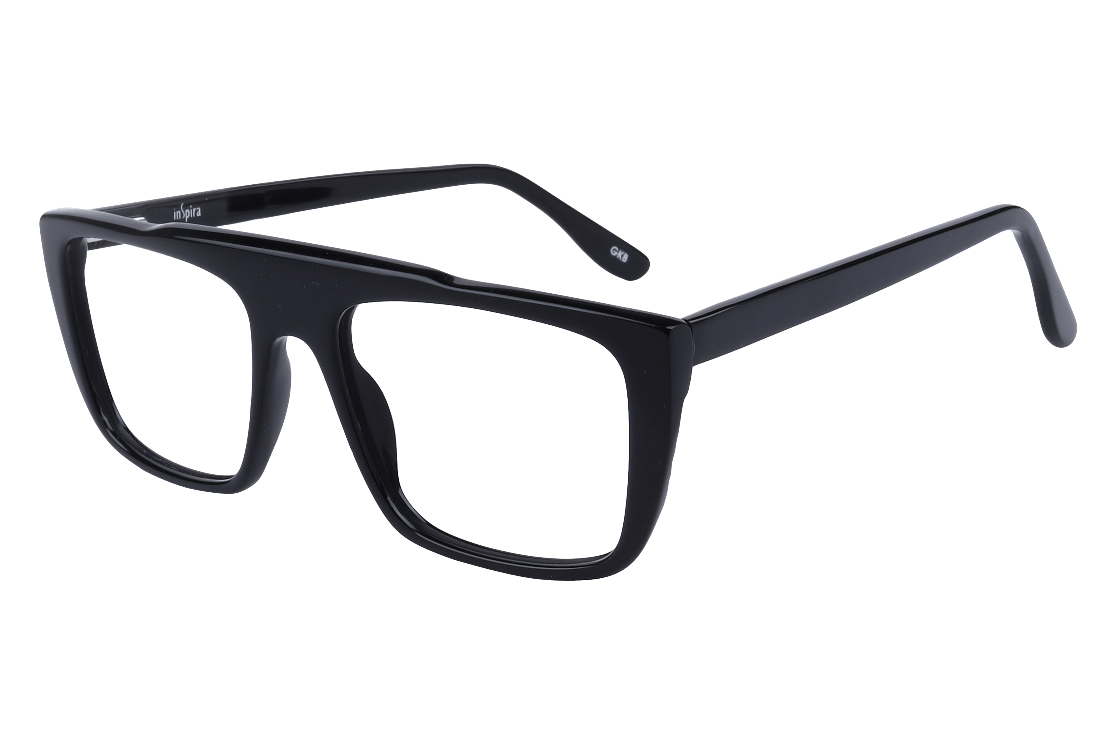 Inspira M-3338 Frame Black Male Full Shell — Black frame