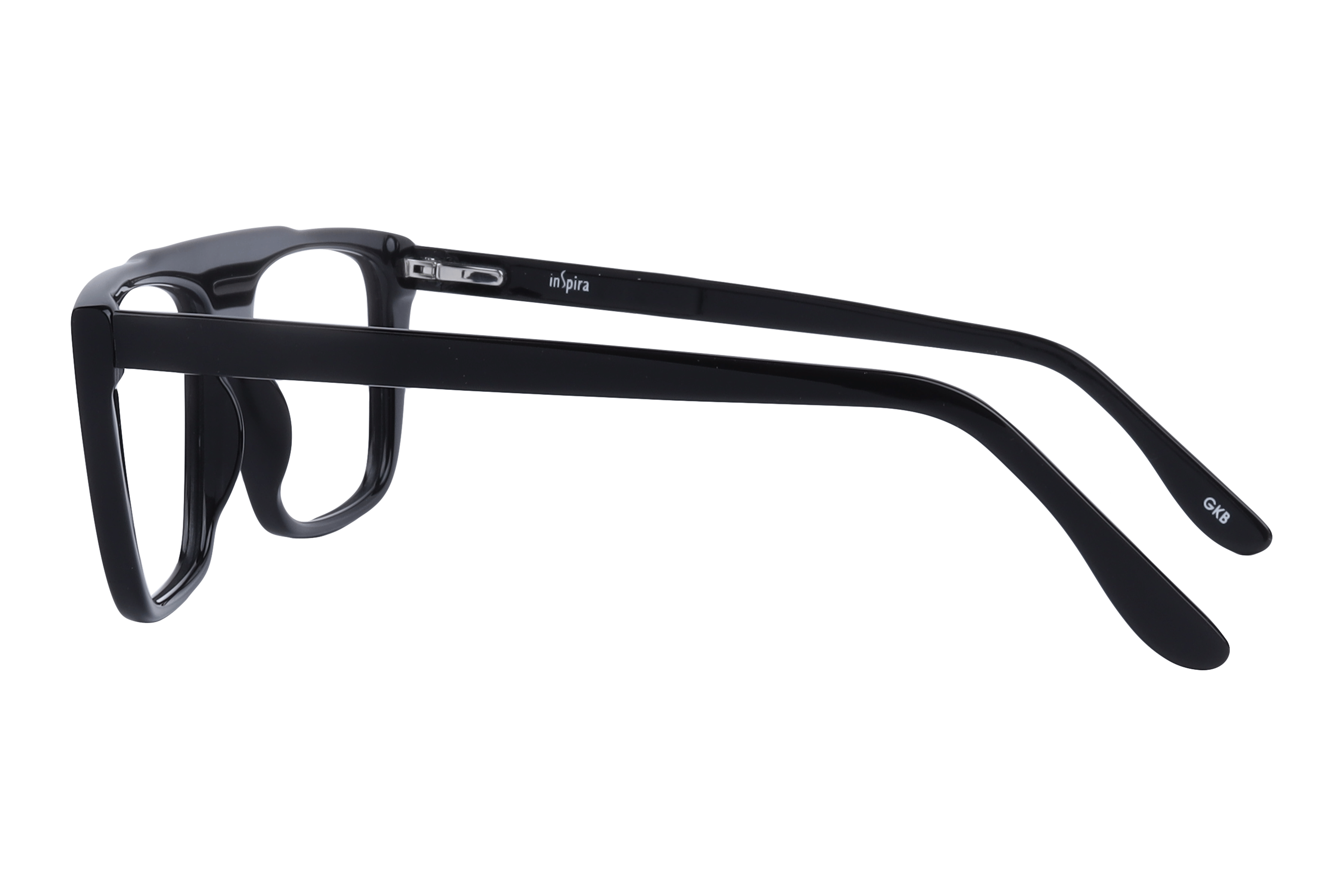 Inspira M-3338 Frame Black Male Full Shell Frame — Black frame — view 3