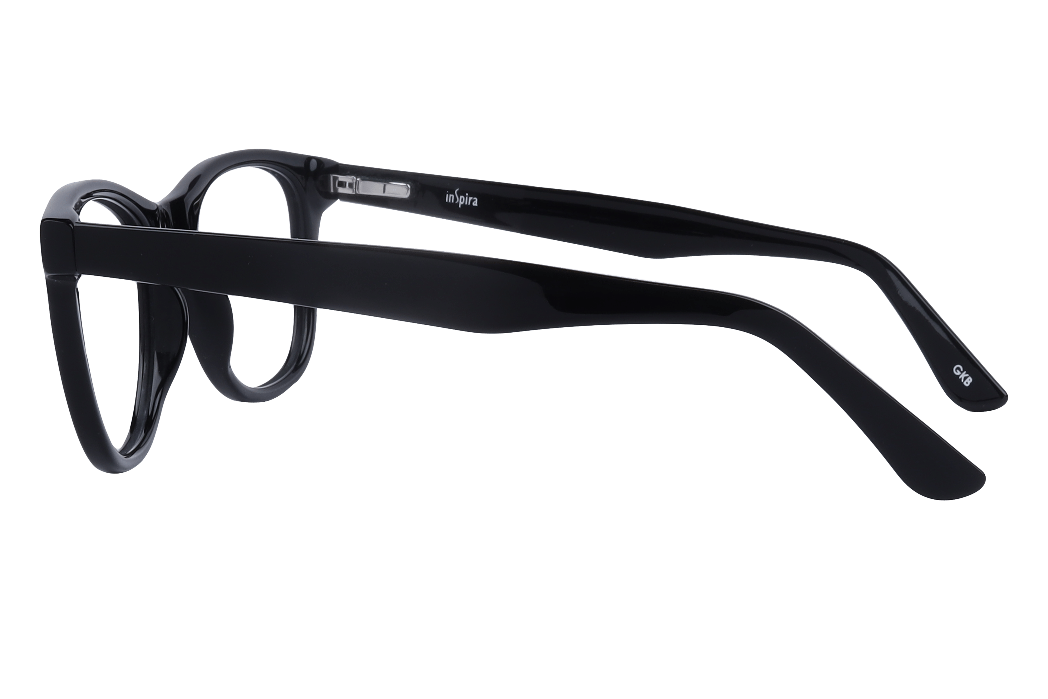 Inspira M-3341 Frame Black Male Full Shell Frame — view 3