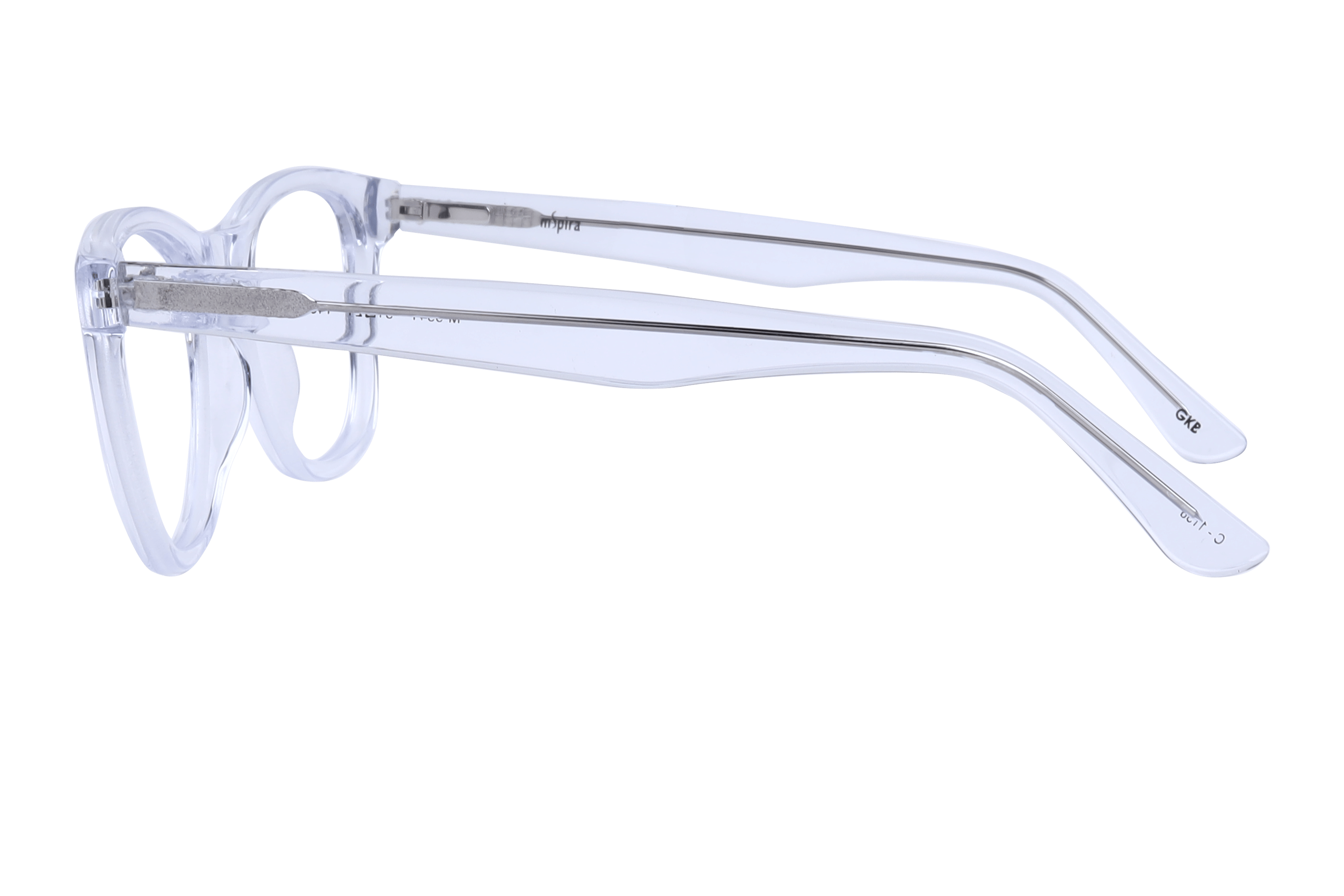 Inspira M-3341 Frame Transparent Male Full Shell Frame — view 3