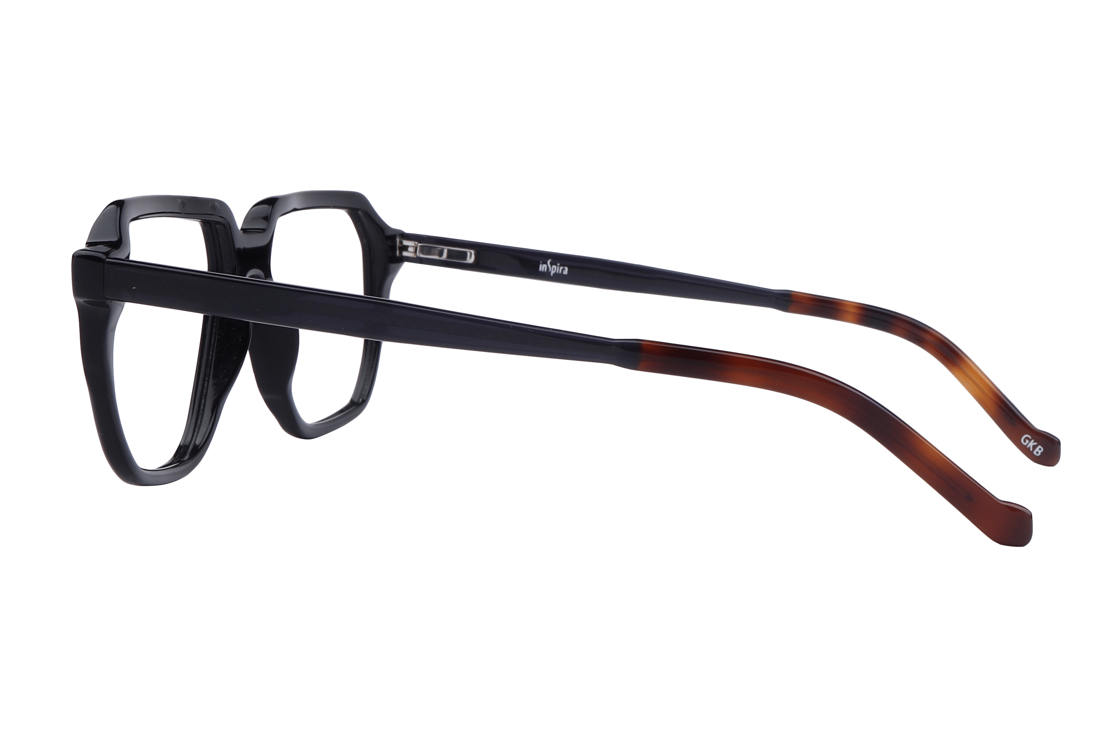 Inspira F1997 Frame Black Male Full Shell Frame — Black frame — view 3
