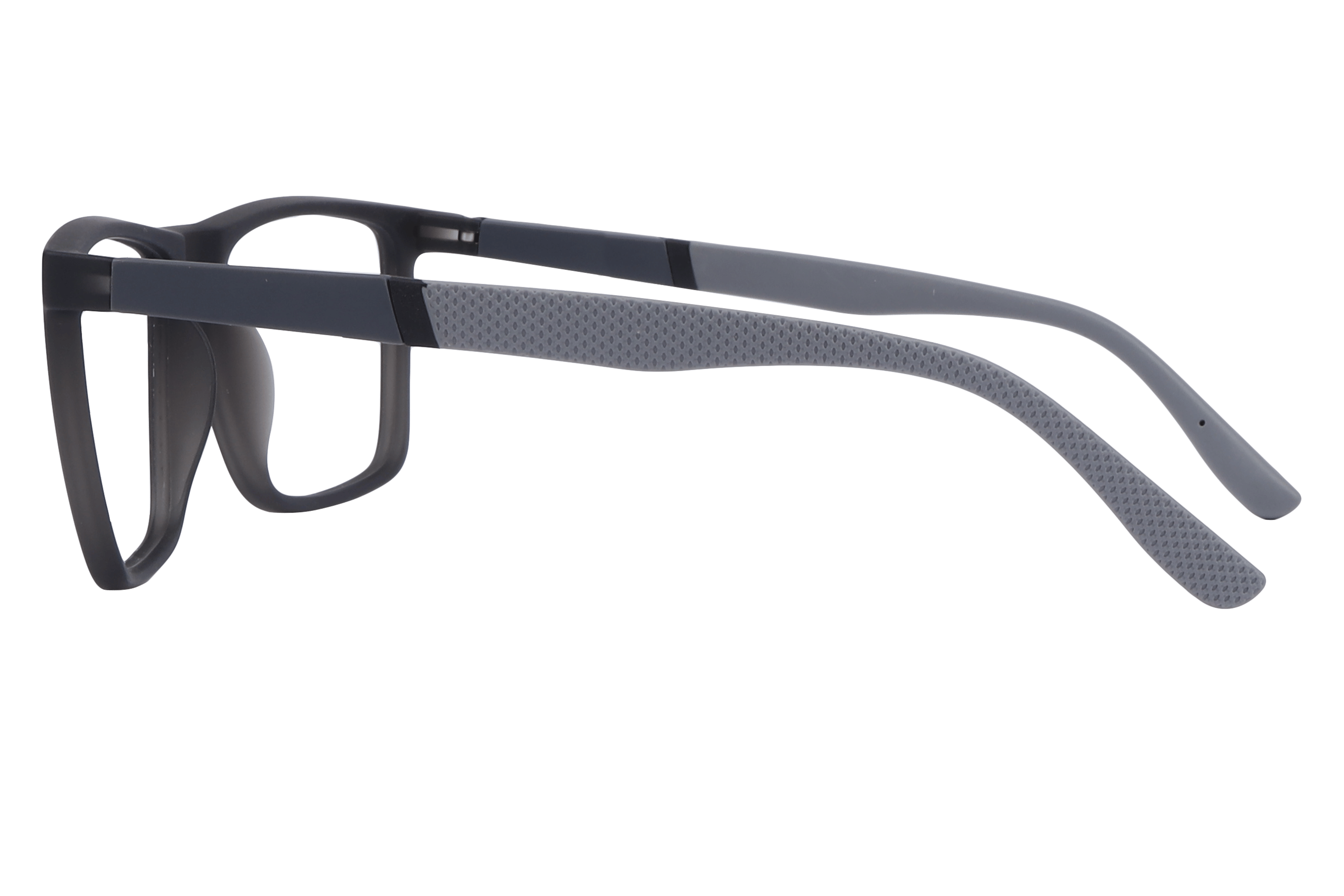 Inspira 6204 Frame Matt Grey Male Full Shell Frame — Matt Grey frame — view 3