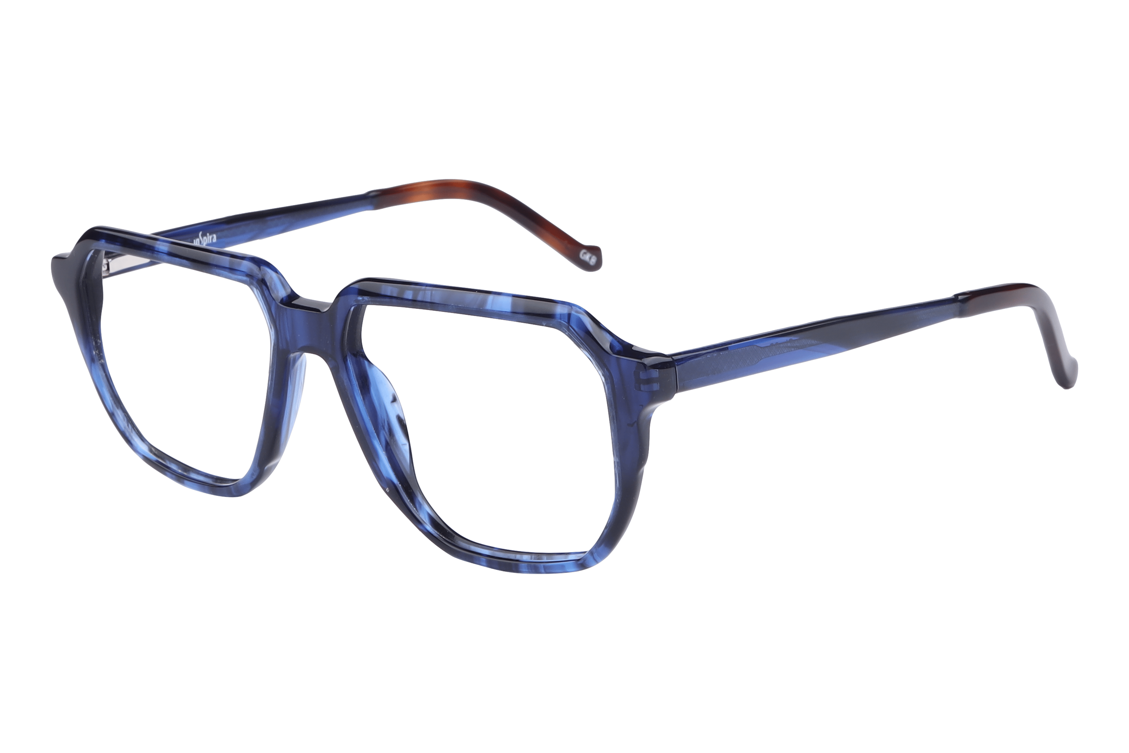 Inspira F1997 Frame Blue Male Full Shell — Blue frame