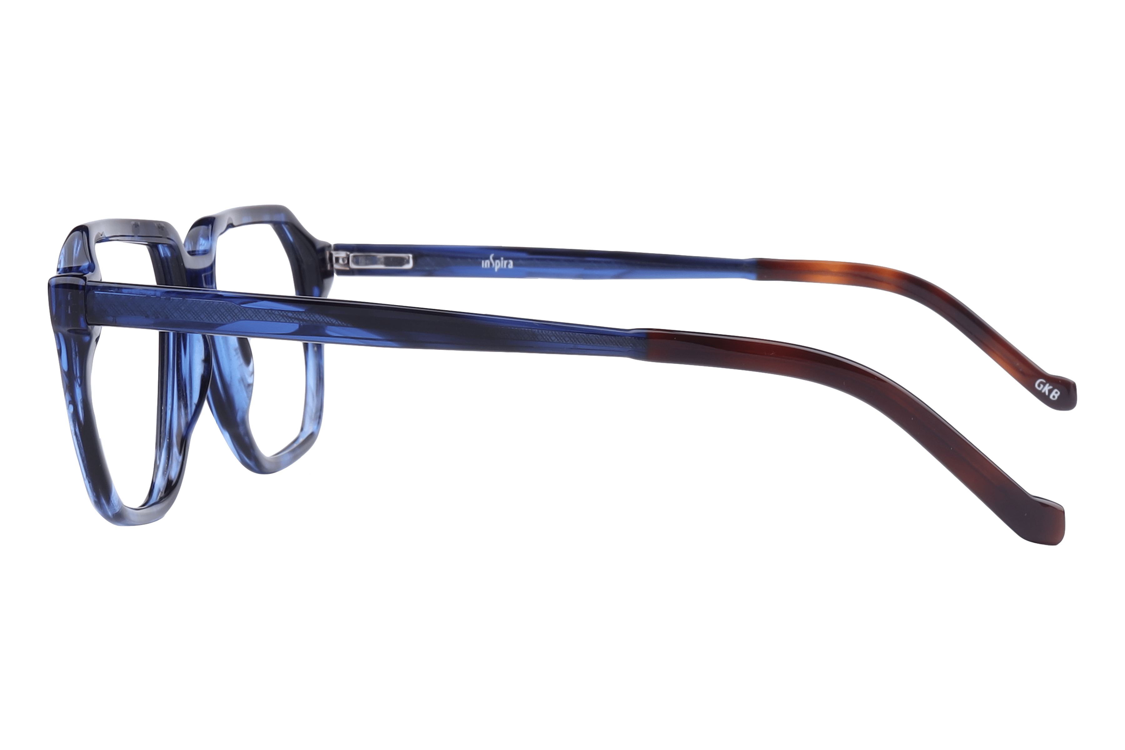 Inspira F1997 Frame Blue Male Full Shell Frame — Blue frame — view 3