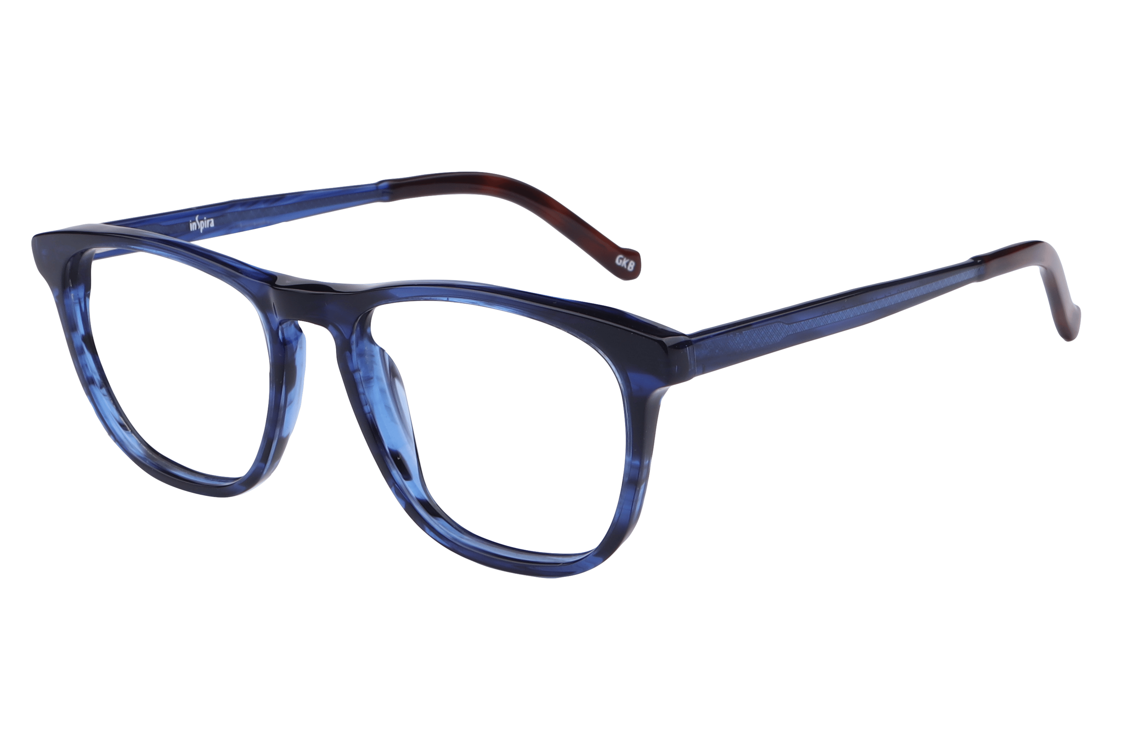 Inspira F1998 Frame Blue Male Full Shell — Blue frame