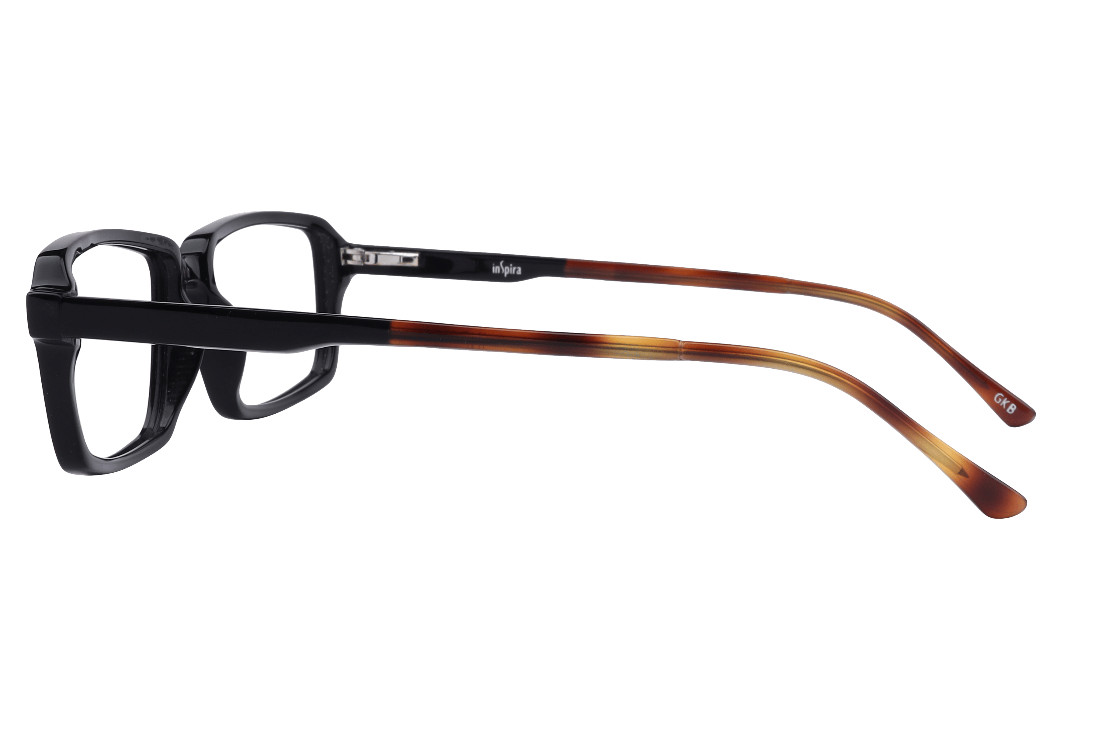 Inspira F1980 Frame Black Unisex Full Shell Frame — Black frame — view 3
