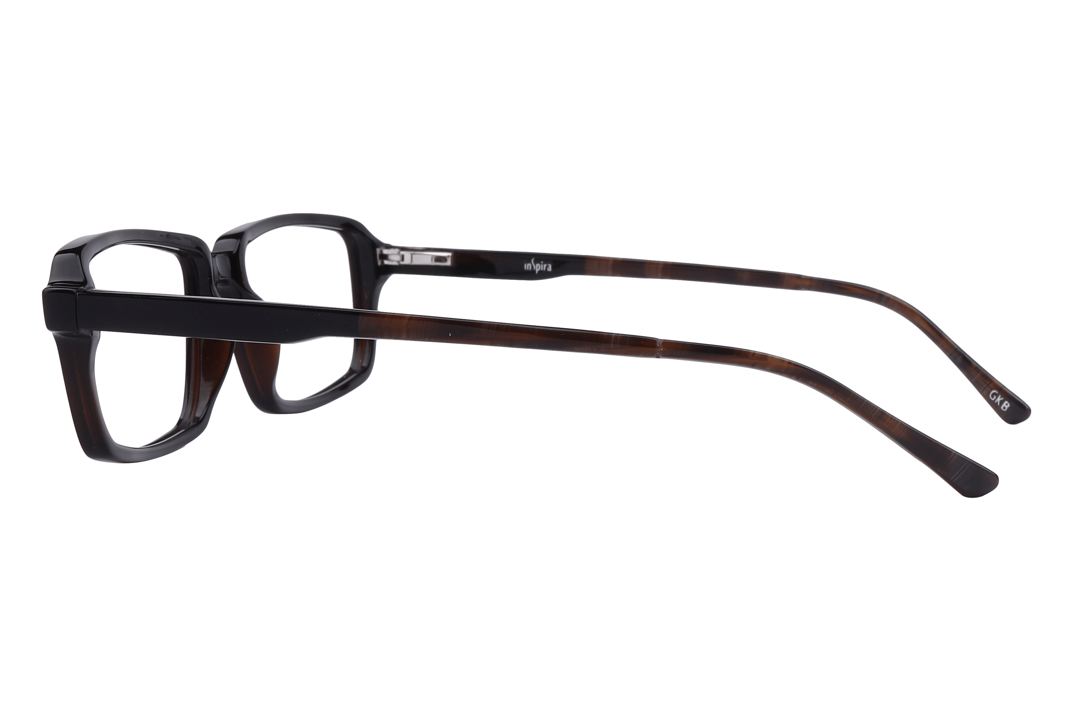 Inspira F1980 Frame Brown Unisex Full Shell Frame — Brown frame — view 3