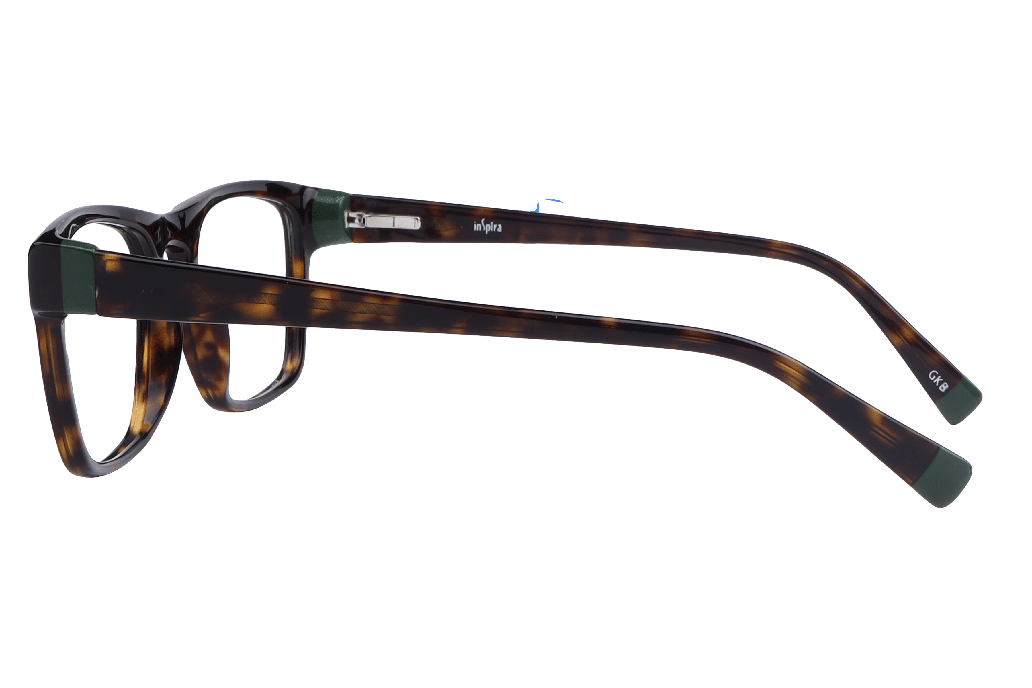 Inspira F1993 Frame Havana Male Full Shell Frame — Havana frame — view 3