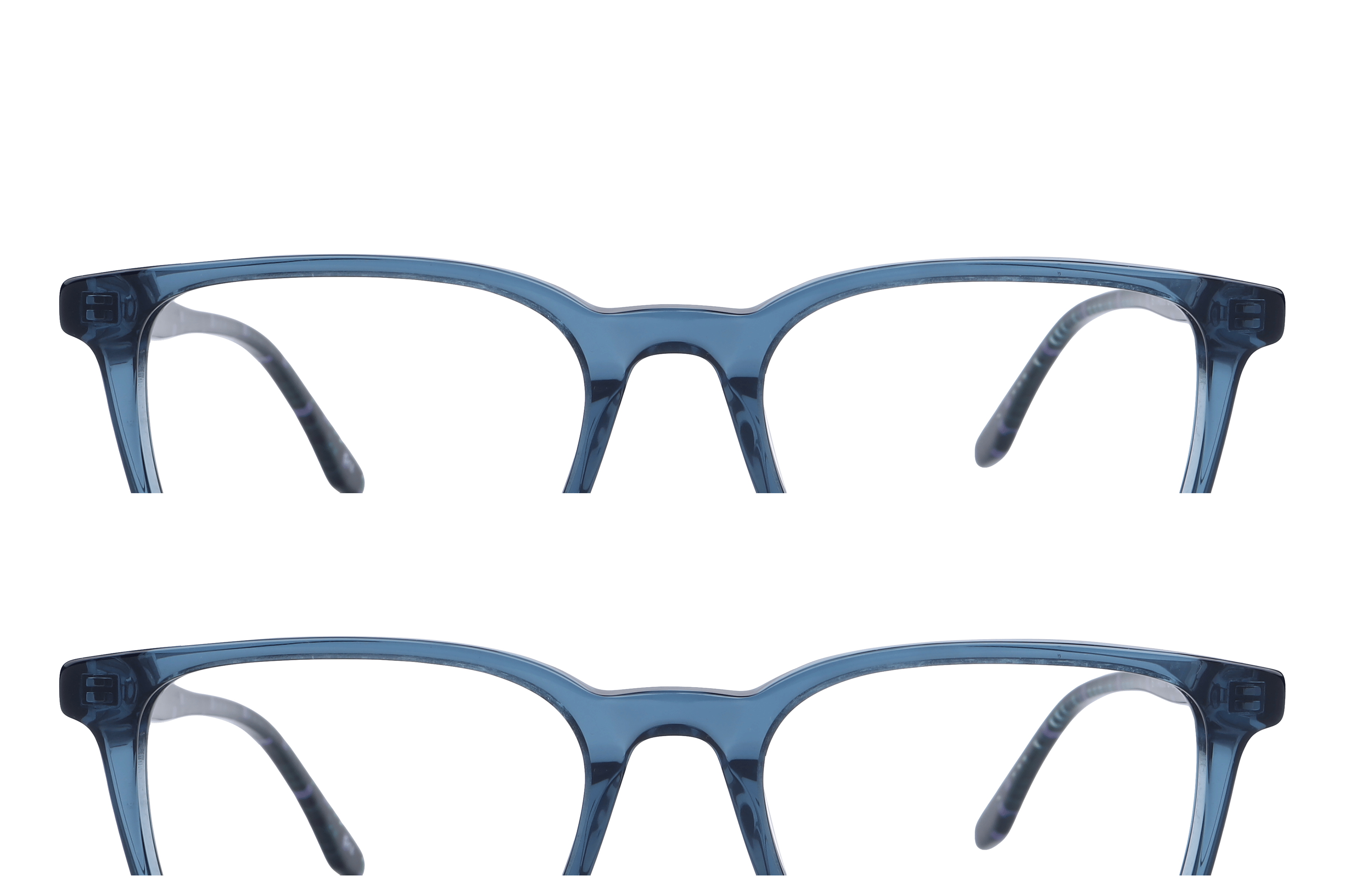 Inspira STTA009 Frame Blue Unisex Full Shell — Matt Black frame