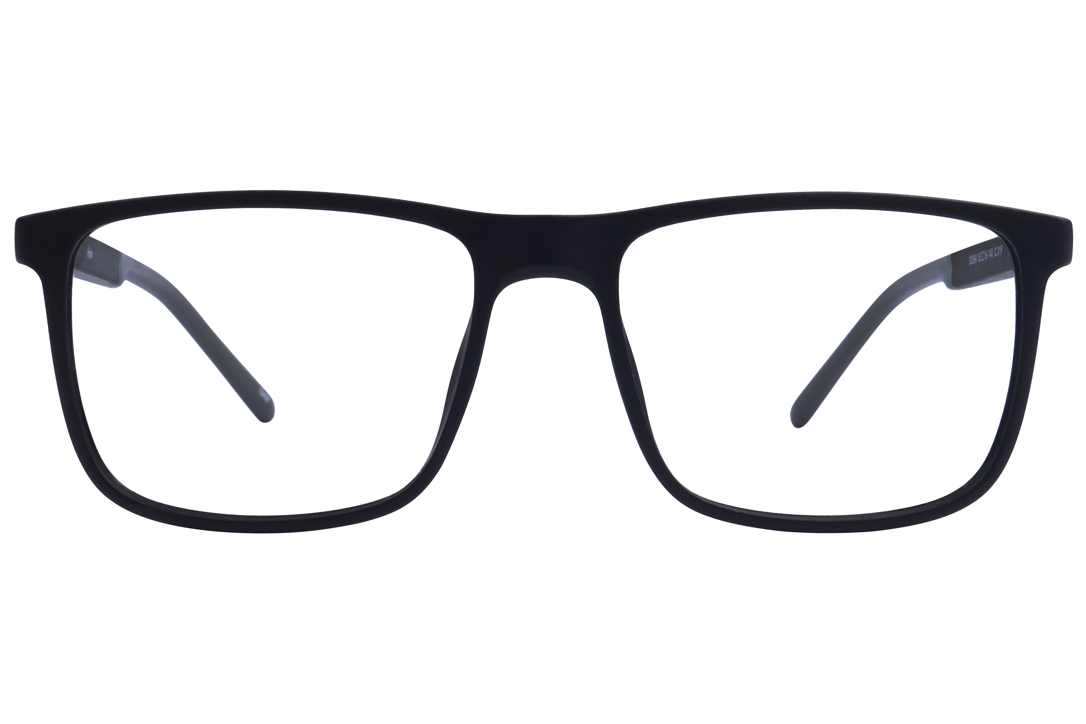 Inspira 30584 Frame Matt Black Male Full Shell Frame — Matt Black frame — view 2