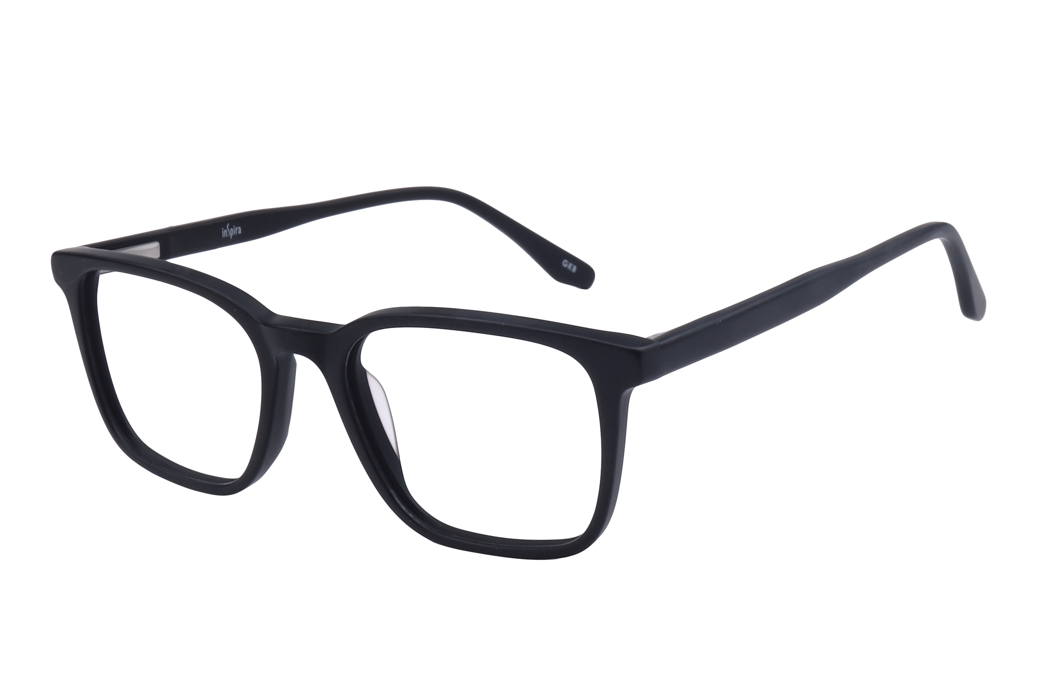 Inspira STTA009 Frame Matt Black Unisex Full Shell — Matt Black frame