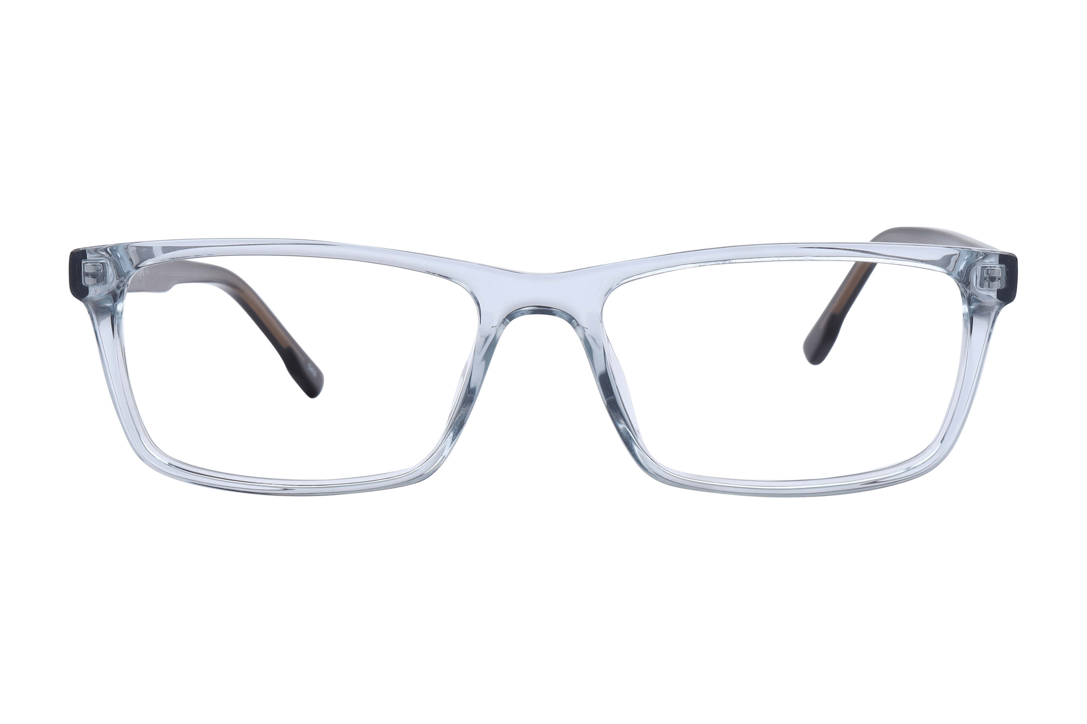 Inspira ED009 Frame Transparent Blue Male Full Shell Frame — Transparent Blue frame — view 2
