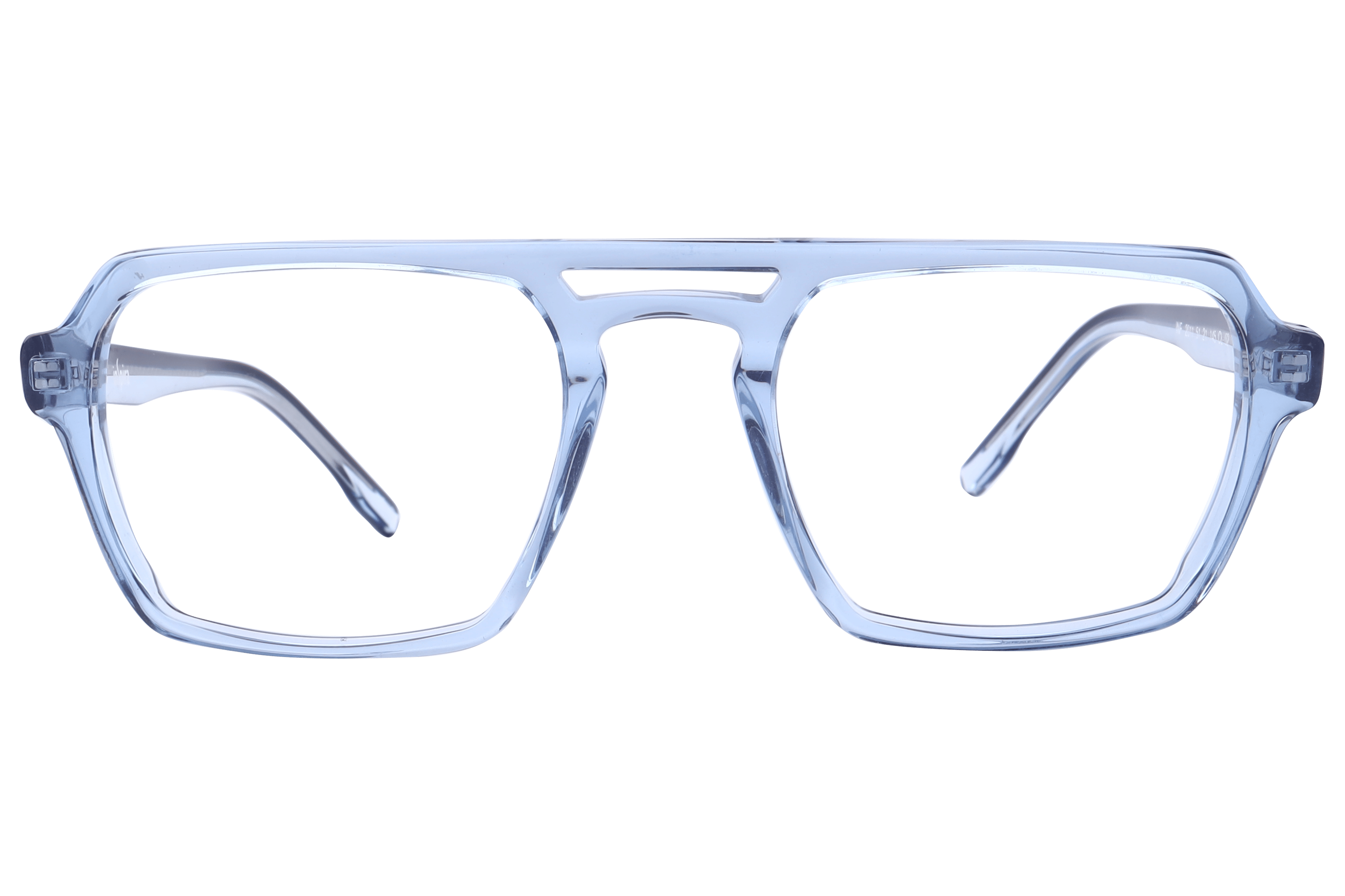 Inspira F2011 Frame Transparent Blue Male Full Shell Frame — Transparent Blue frame — view 2