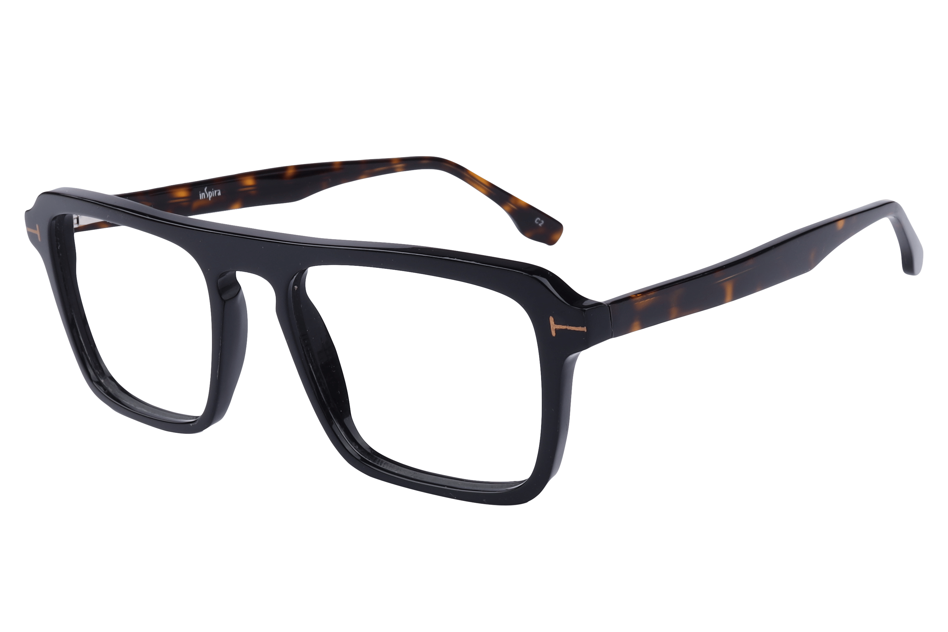 Inspira 3571 Frame Black Male Full Shell — Blue frame