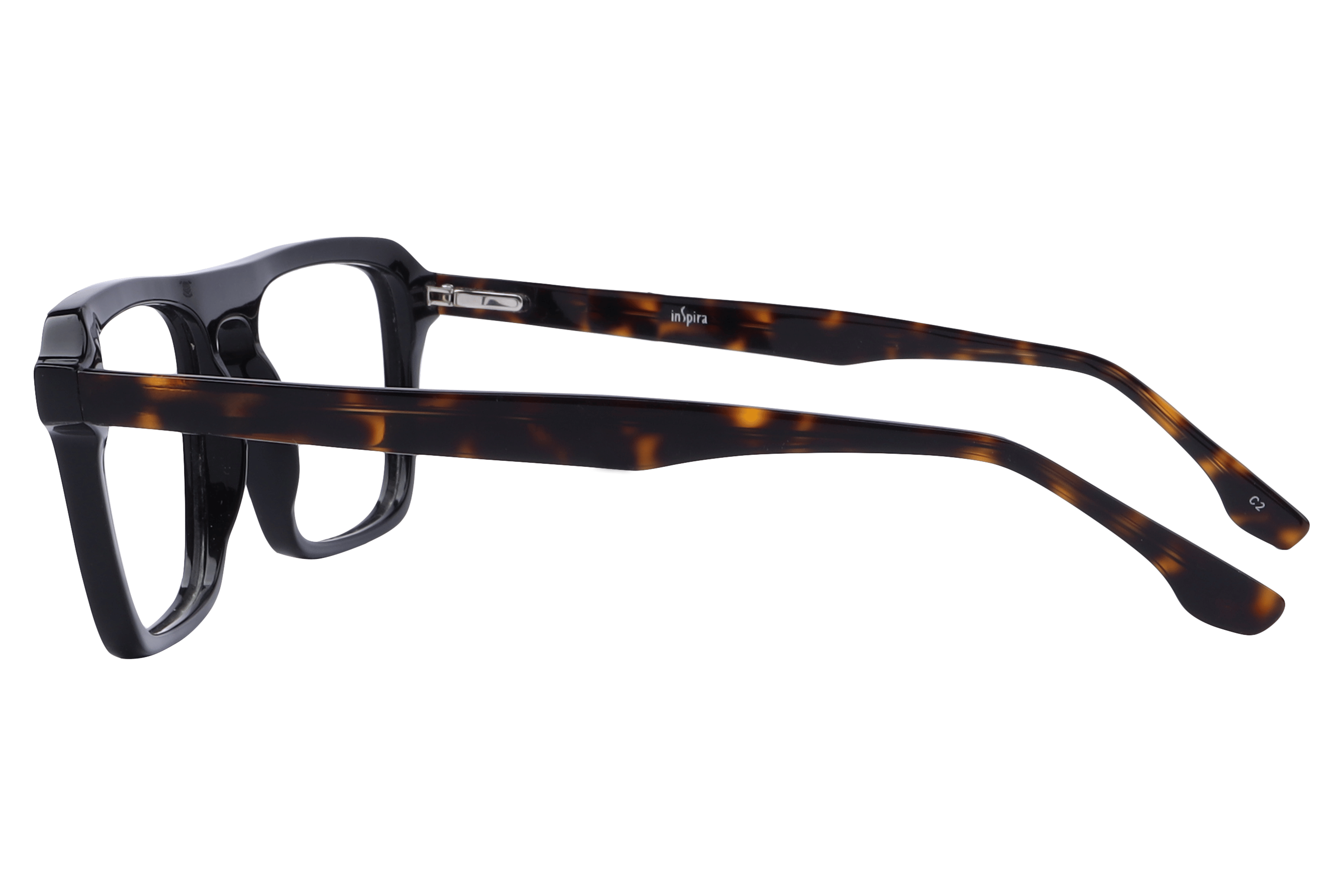 Inspira 3571 Frame Black Male Full Shell Frame — view 3