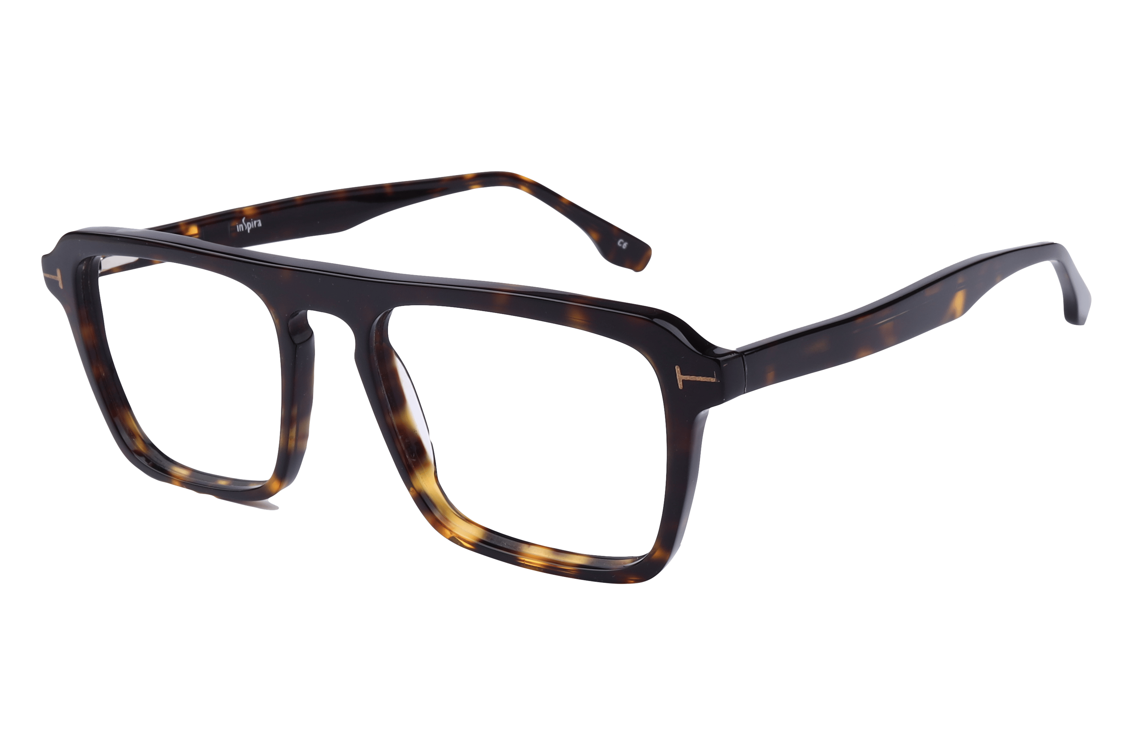 Inspira 3571 Frame Havana Male Full Shell — Blue frame