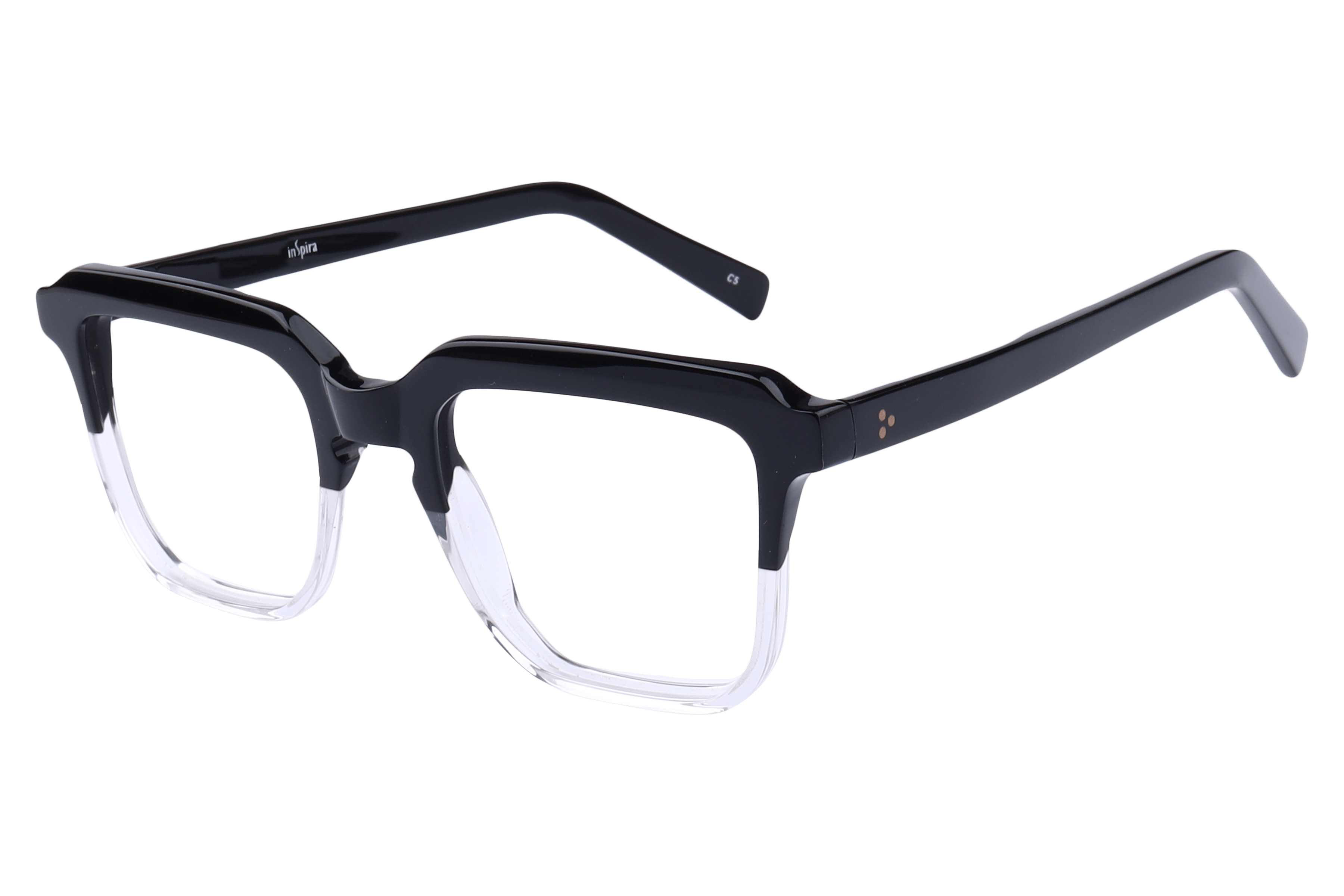 Inspira 3575 Frame Black Male Full Shell — Black frame