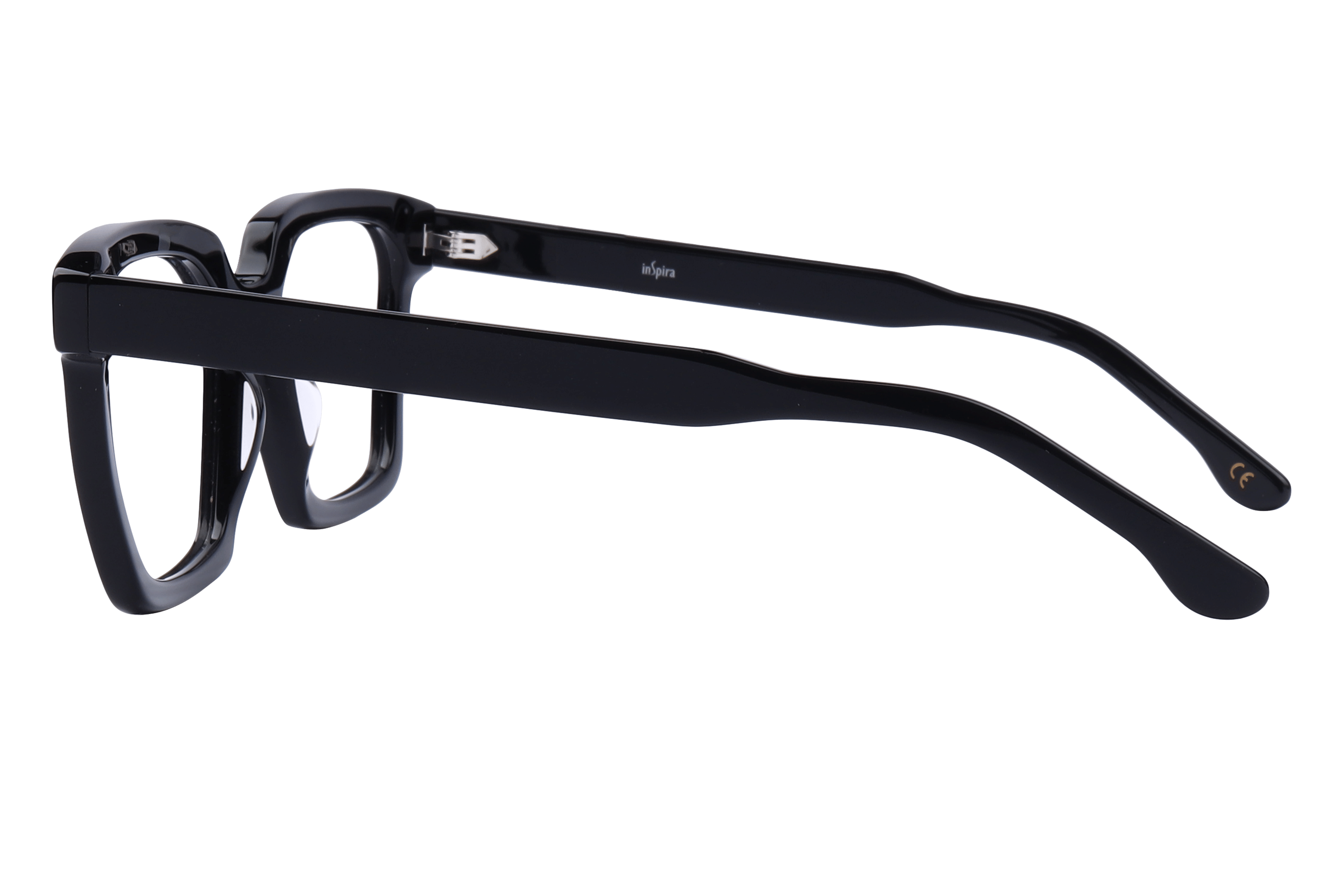 Inspira AS6408 Frame Black Male Full Shell Frame — Black frame — view 3