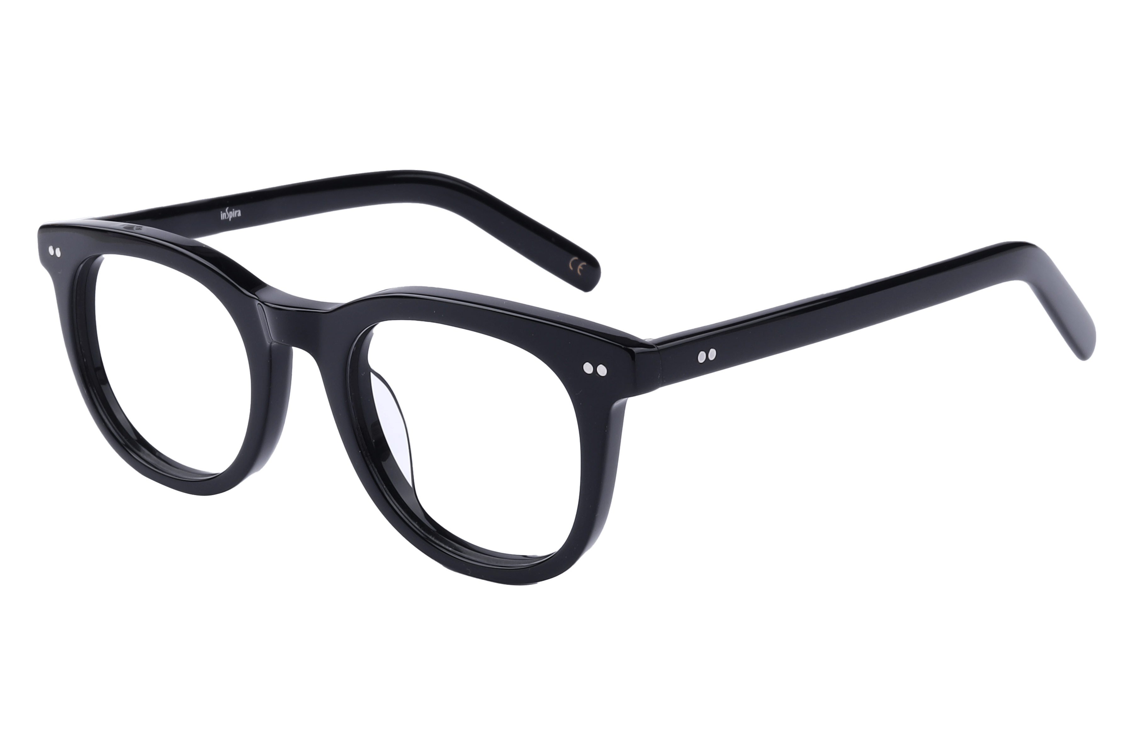 Inspira AS6415 Frame Black Unisex Full Shell — Black frame