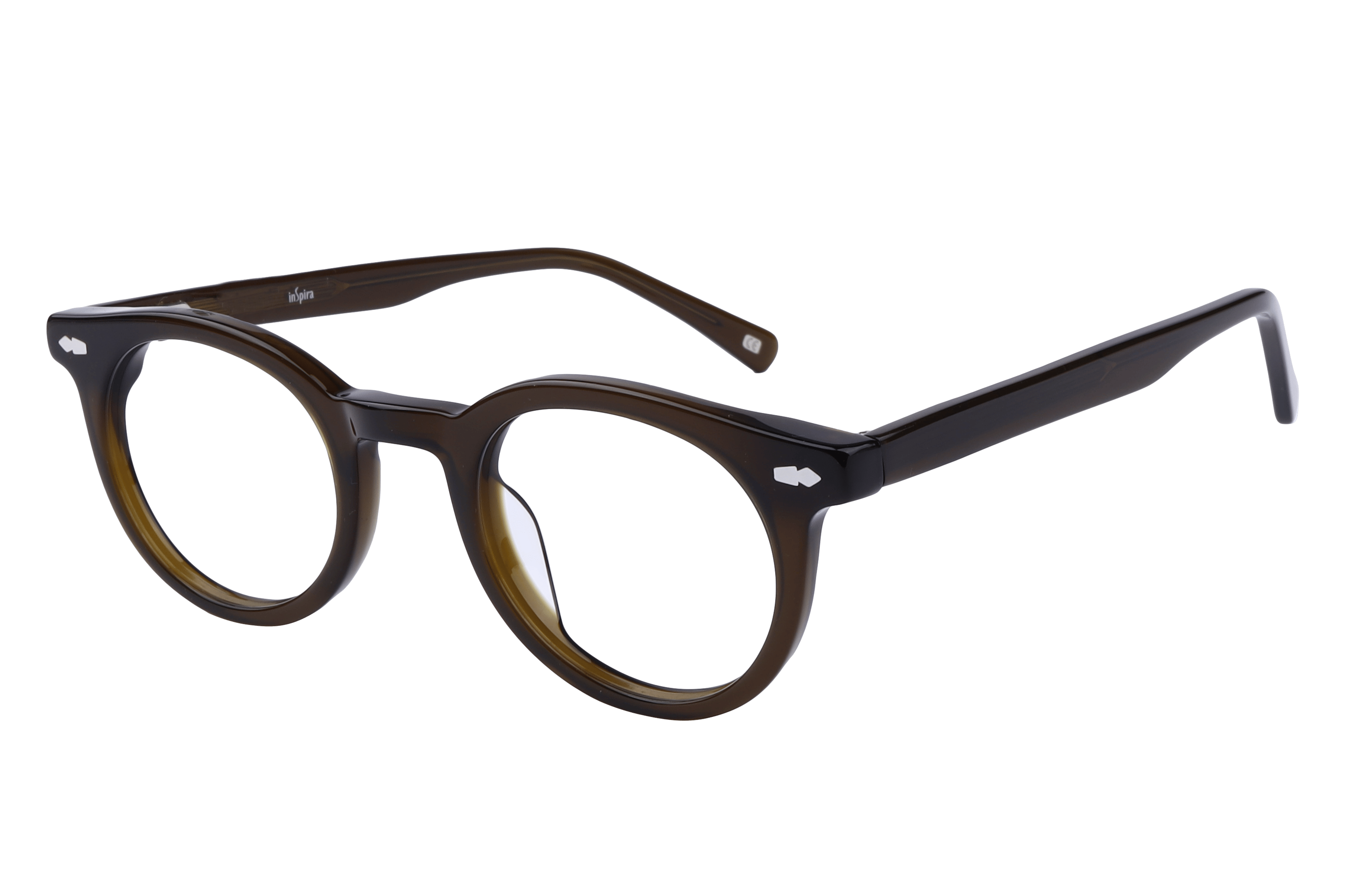 Inspira AS6427 Frame Olive Unisex Full Shell — Olive frame
