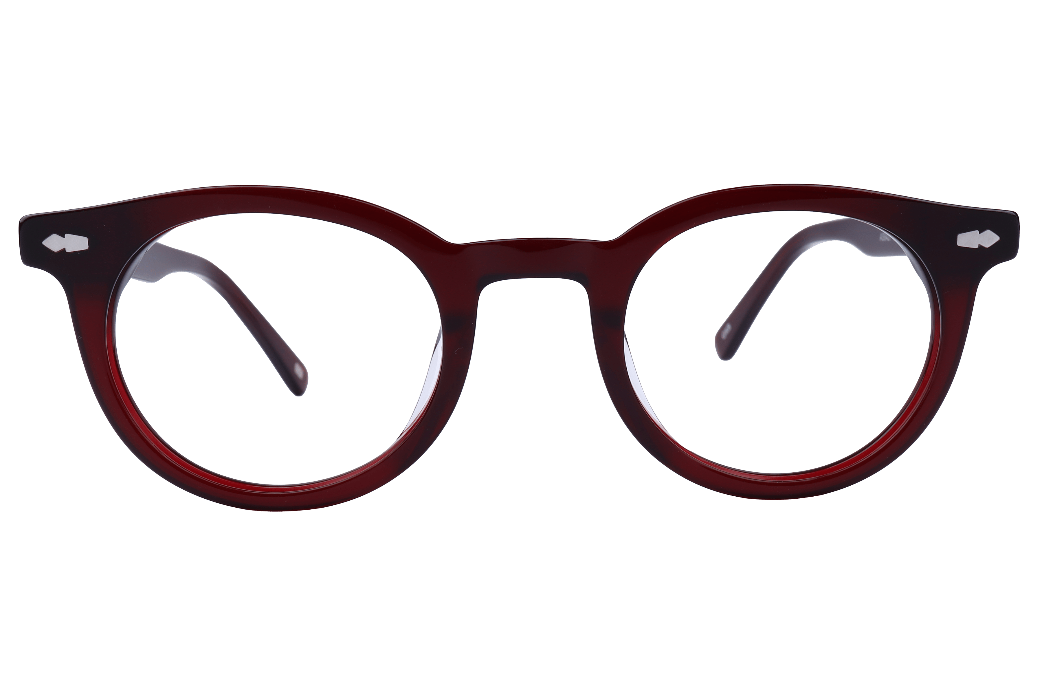 Inspira AS6427 Frame Maroon Unisex Full Shell Frame — Maroon frame — view 2