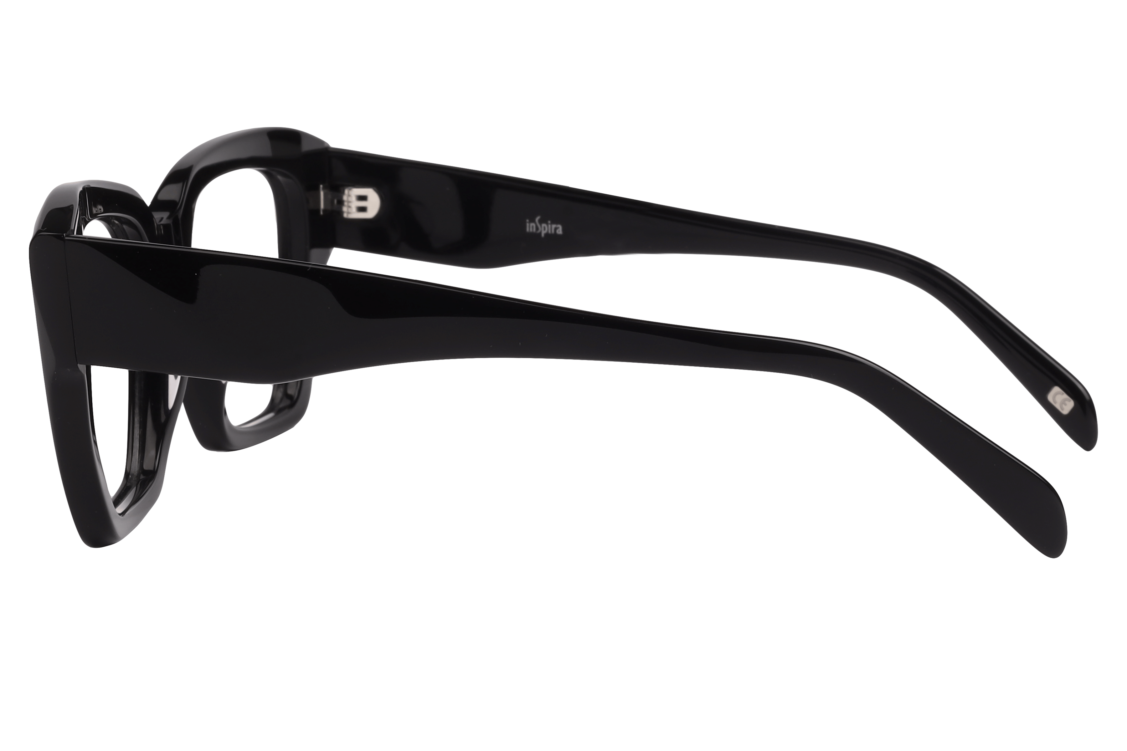 Inspira AS6497 Frame Black Unisex Full Shell Frame — Black frame — view 2