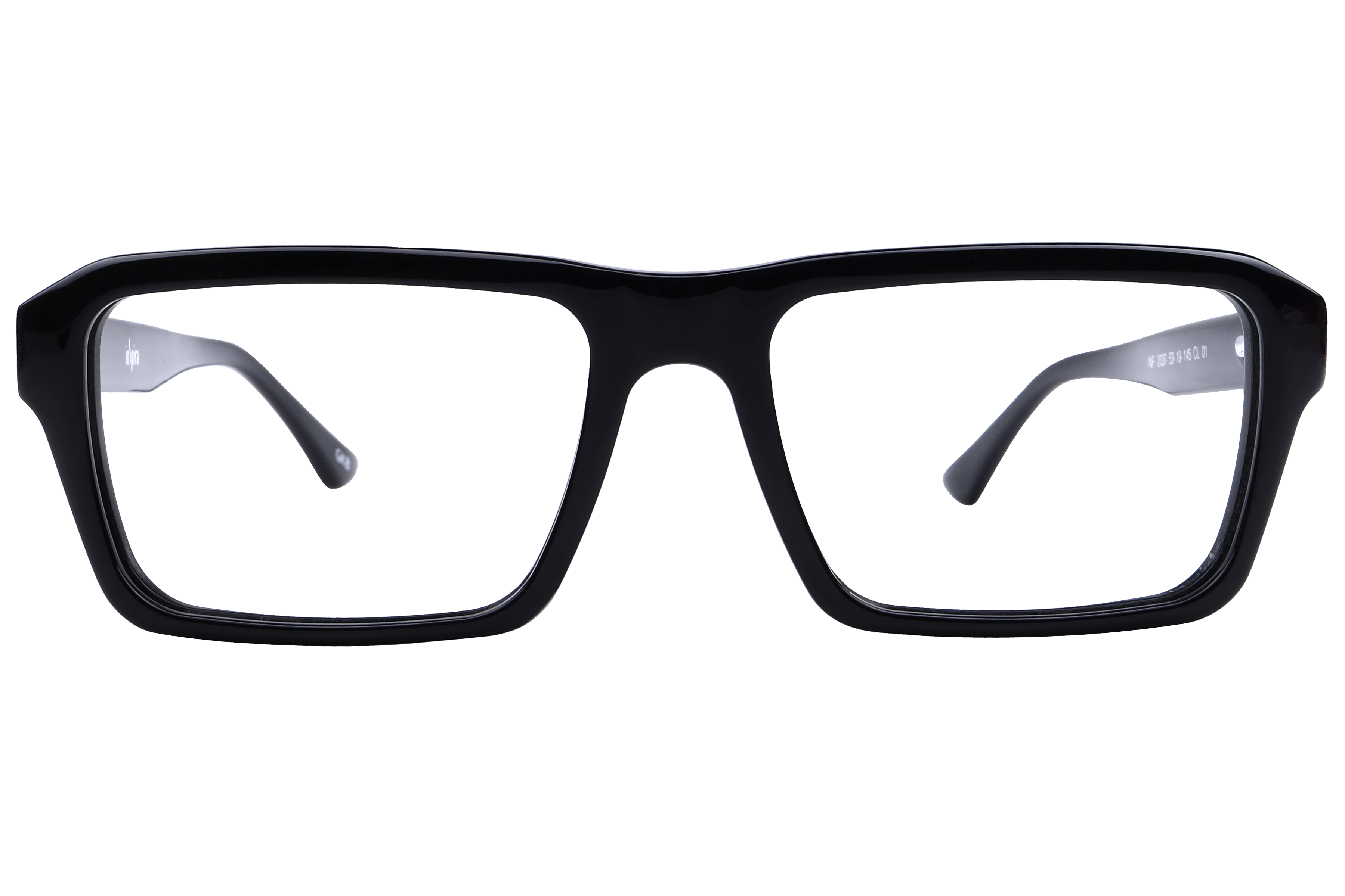 Inspira F2037 Frame Black Male Full Shell Frame — Black frame — view 2