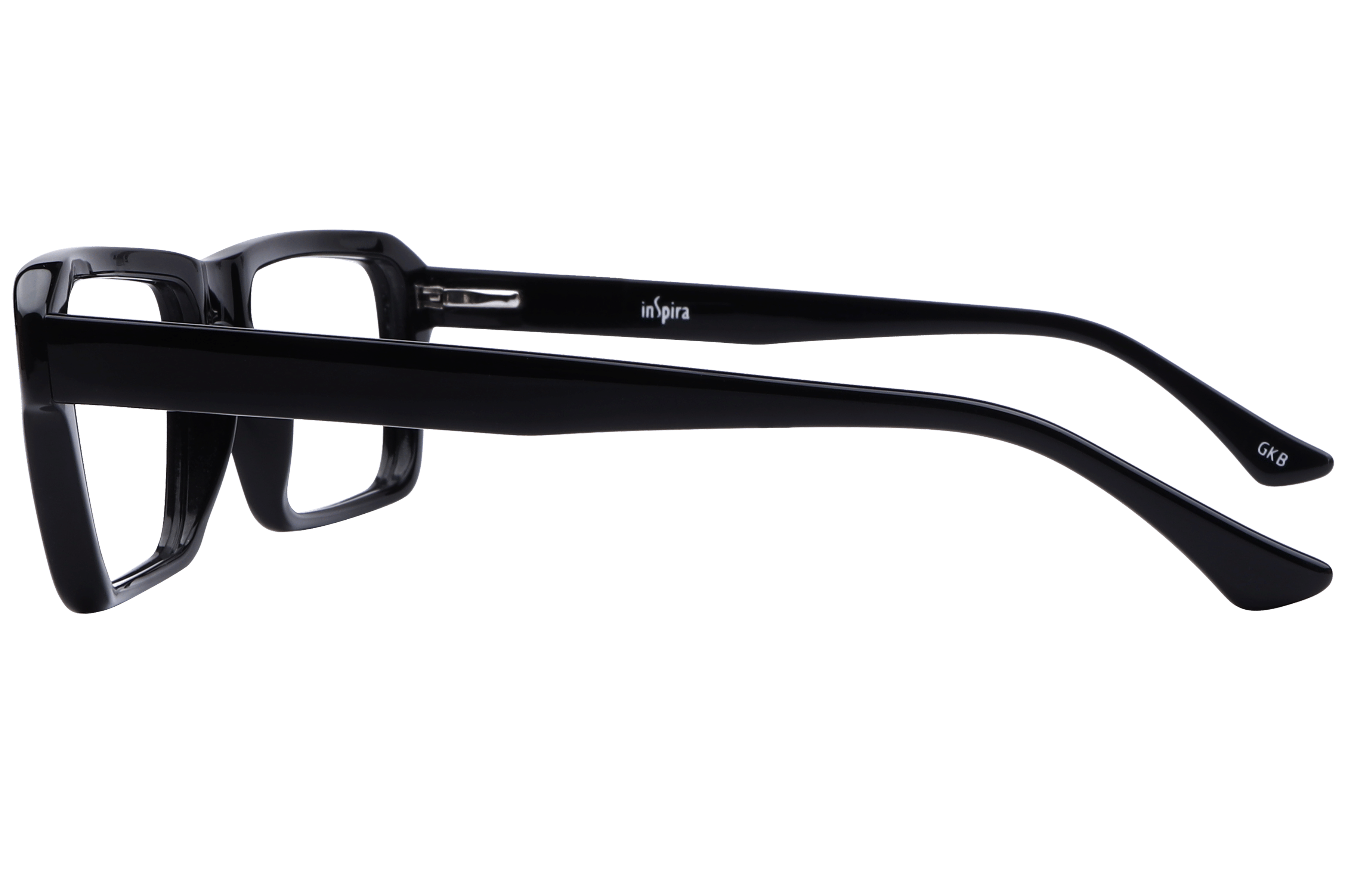Inspira F2037 Frame Black Male Full Shell Frame — Black frame — view 3