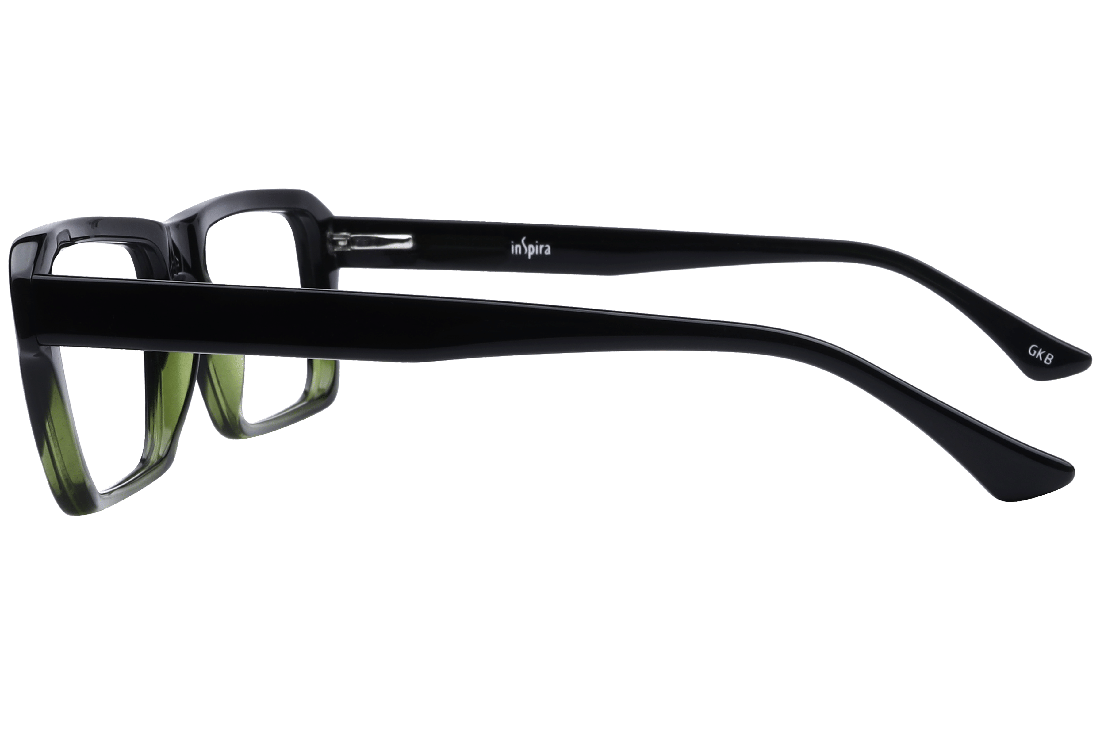 Inspira F2037 Frame Black Male Full Shell Frame — Black frame — view 3
